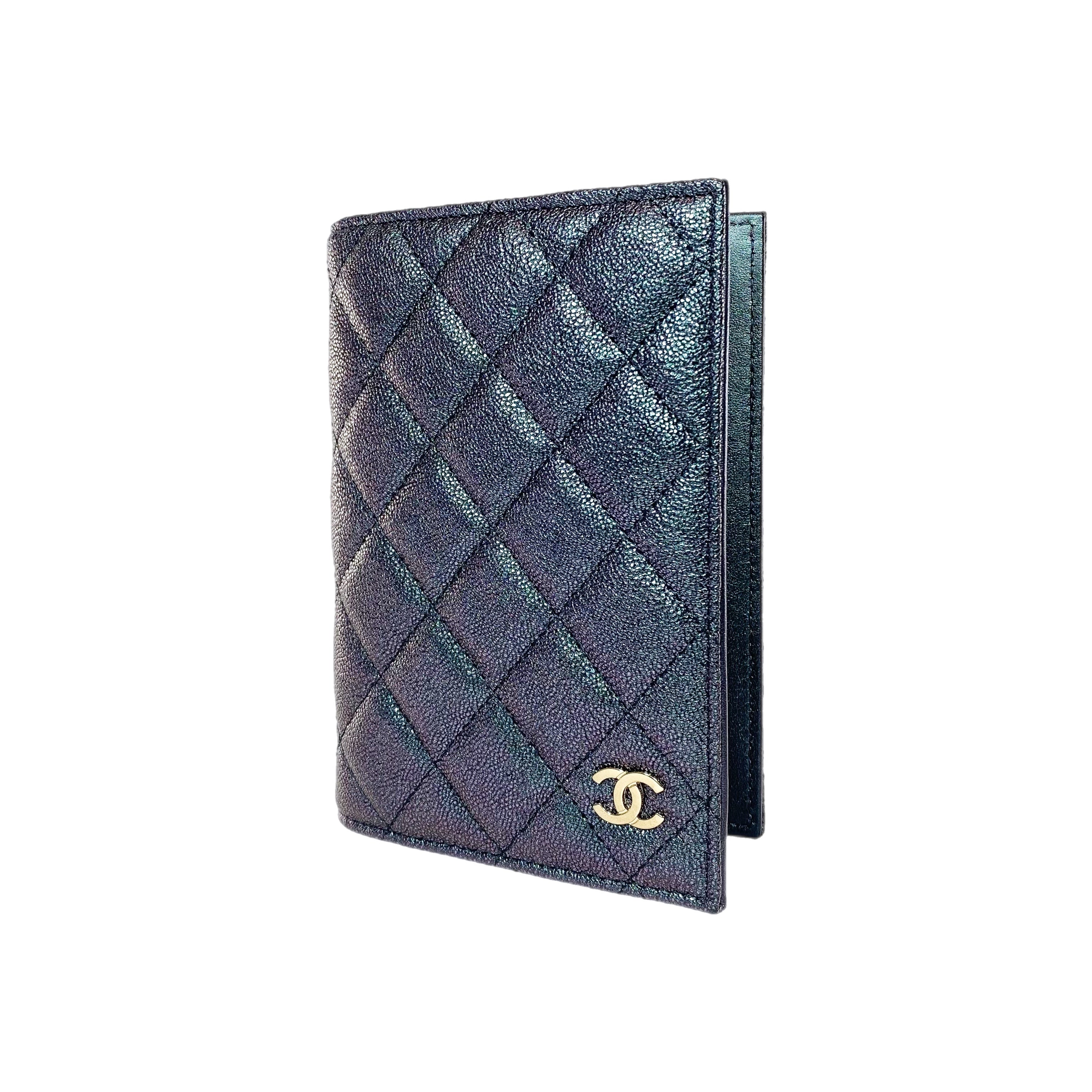 Quilted Check Passport 2024 Wallet