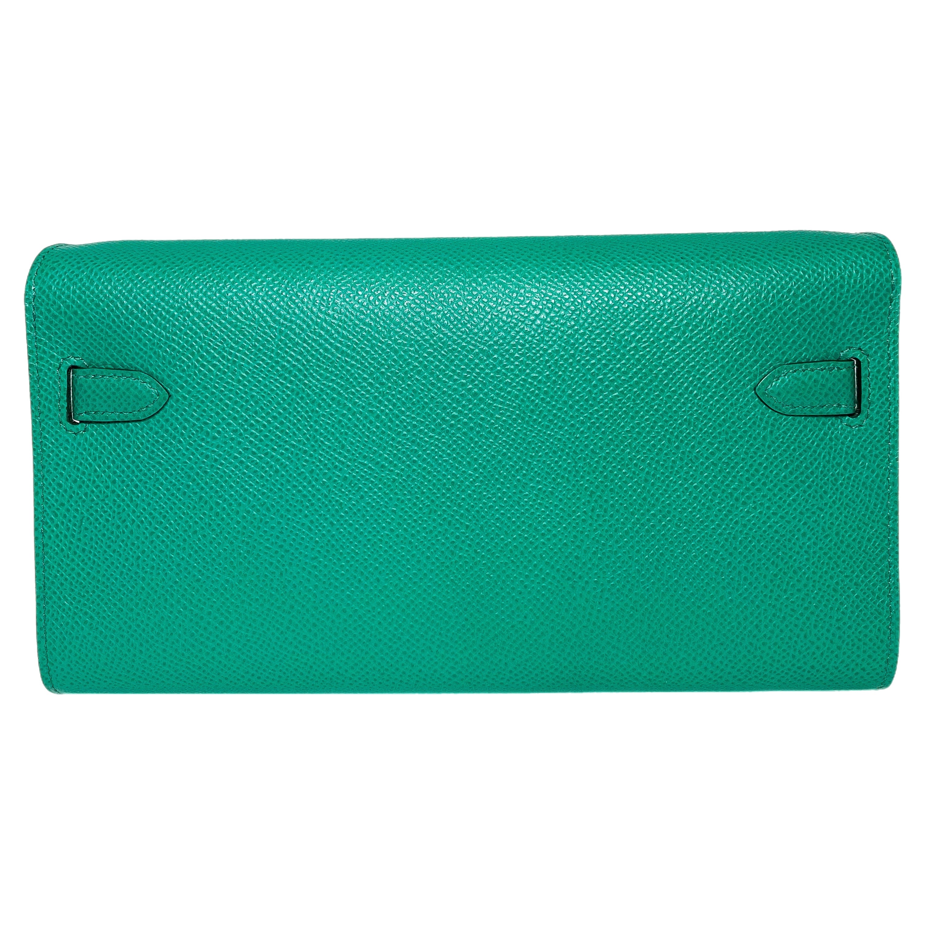 Hermes Kelly To Go Vert Jade Epsom Gold Hardware