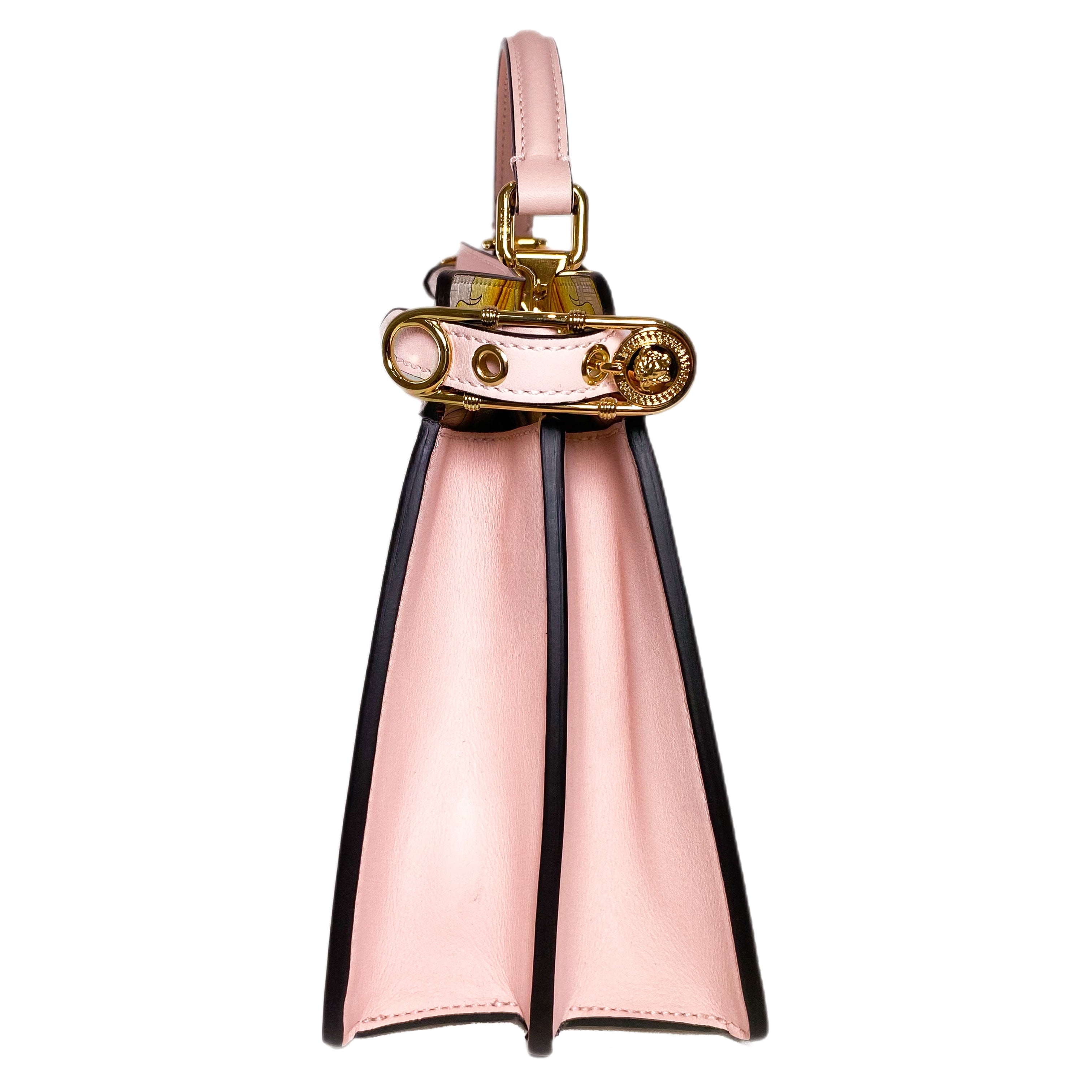 Fendi x Versace Fendace Rosa Confetto FF Baroque Small Peekaboo ISeeU