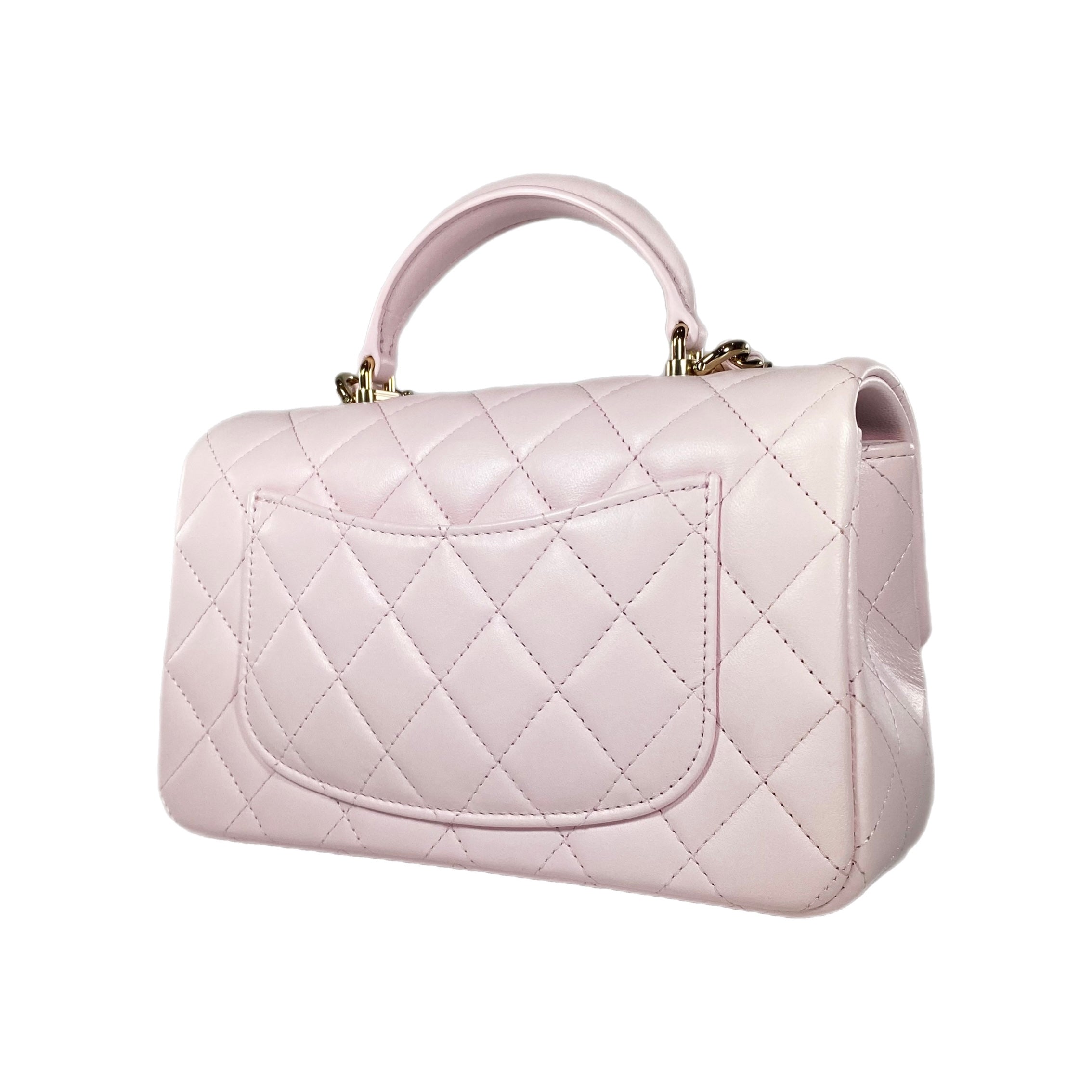 Chanel pink mini flap bag  Pink chanel, Flap bag, Shoulder bag