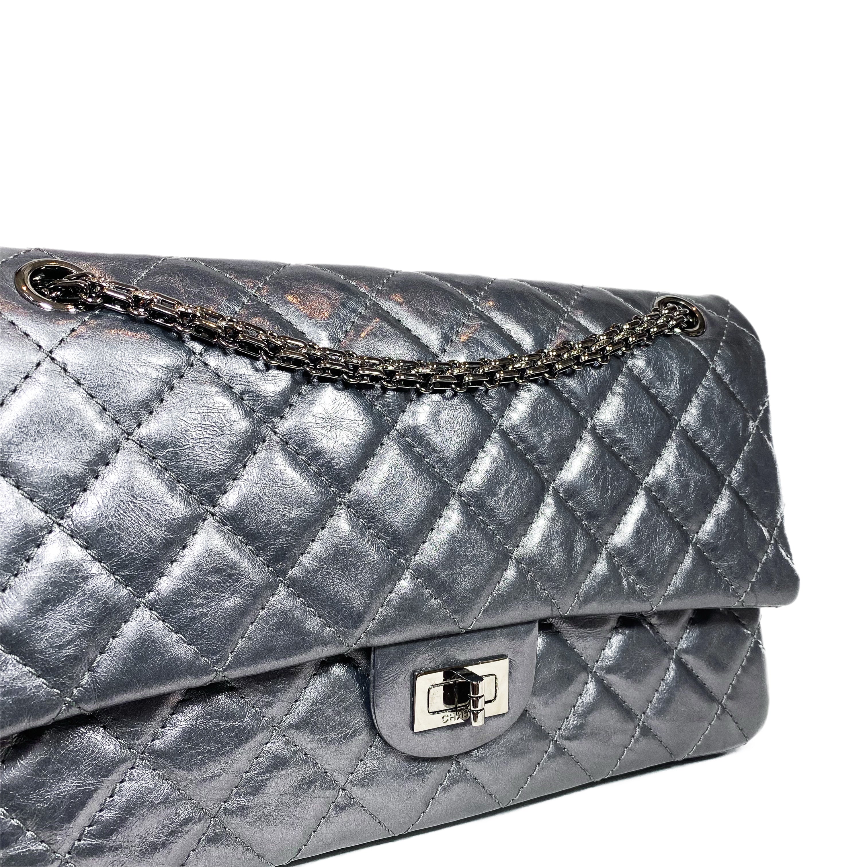 Chanel Gray Reissue Flap Bag