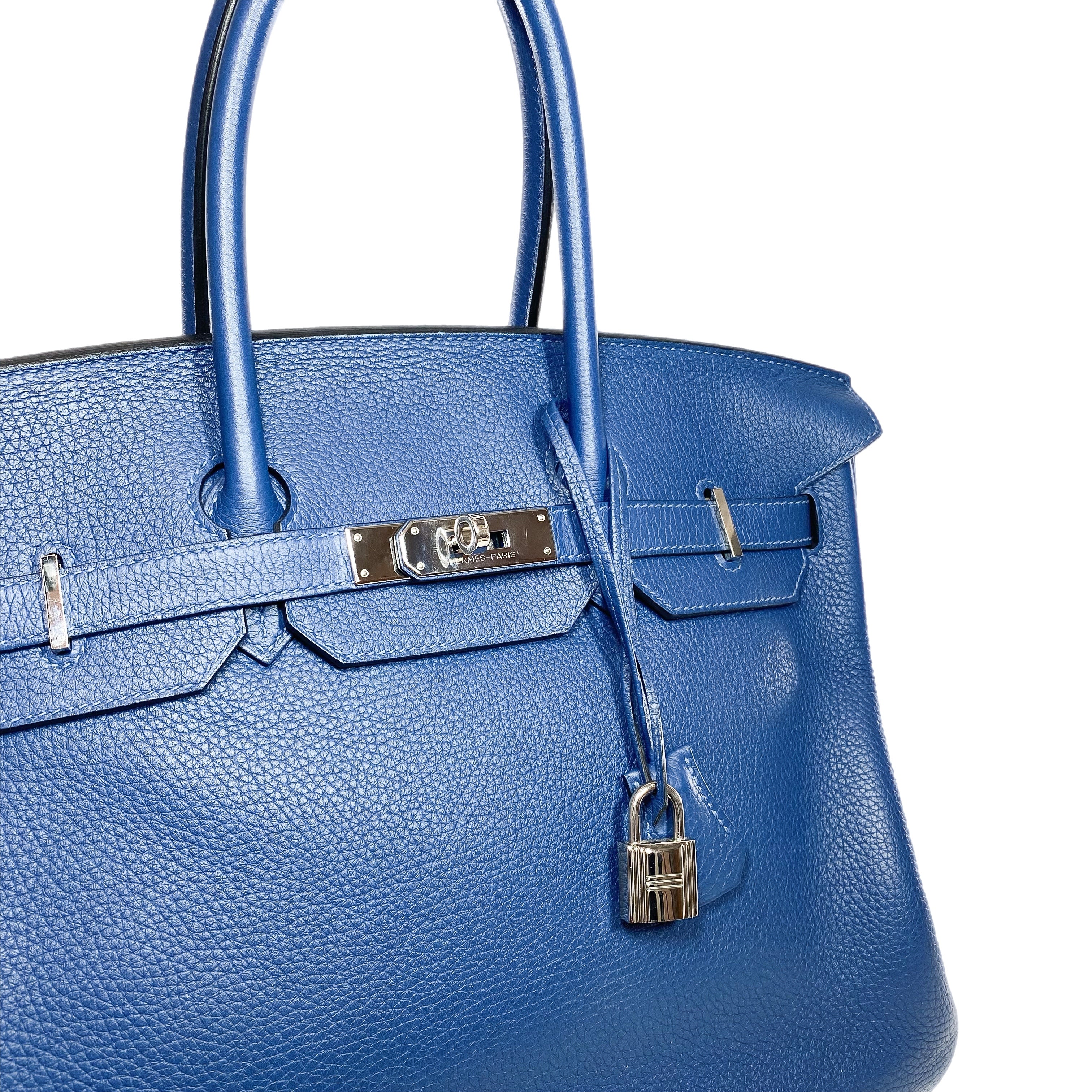 Hermes Birkin 35 Deep Blue Togo Palladium Hardware