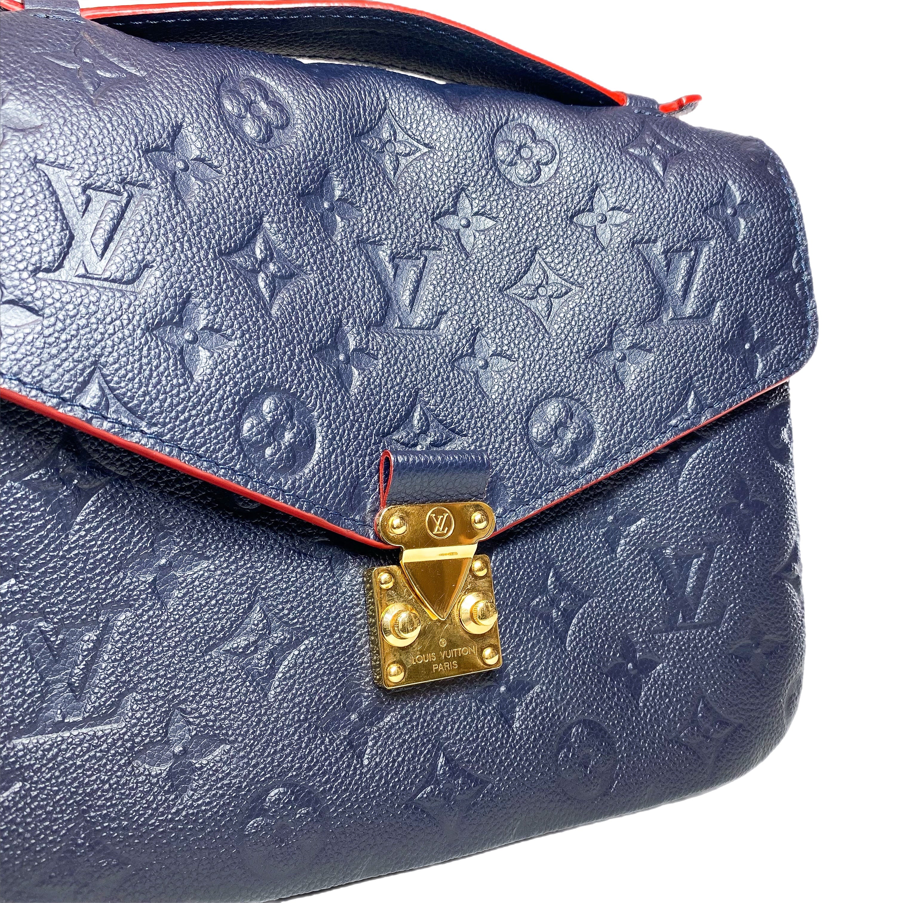 Louis Vuitton Marine Rouge Empreinte Metis Pochette