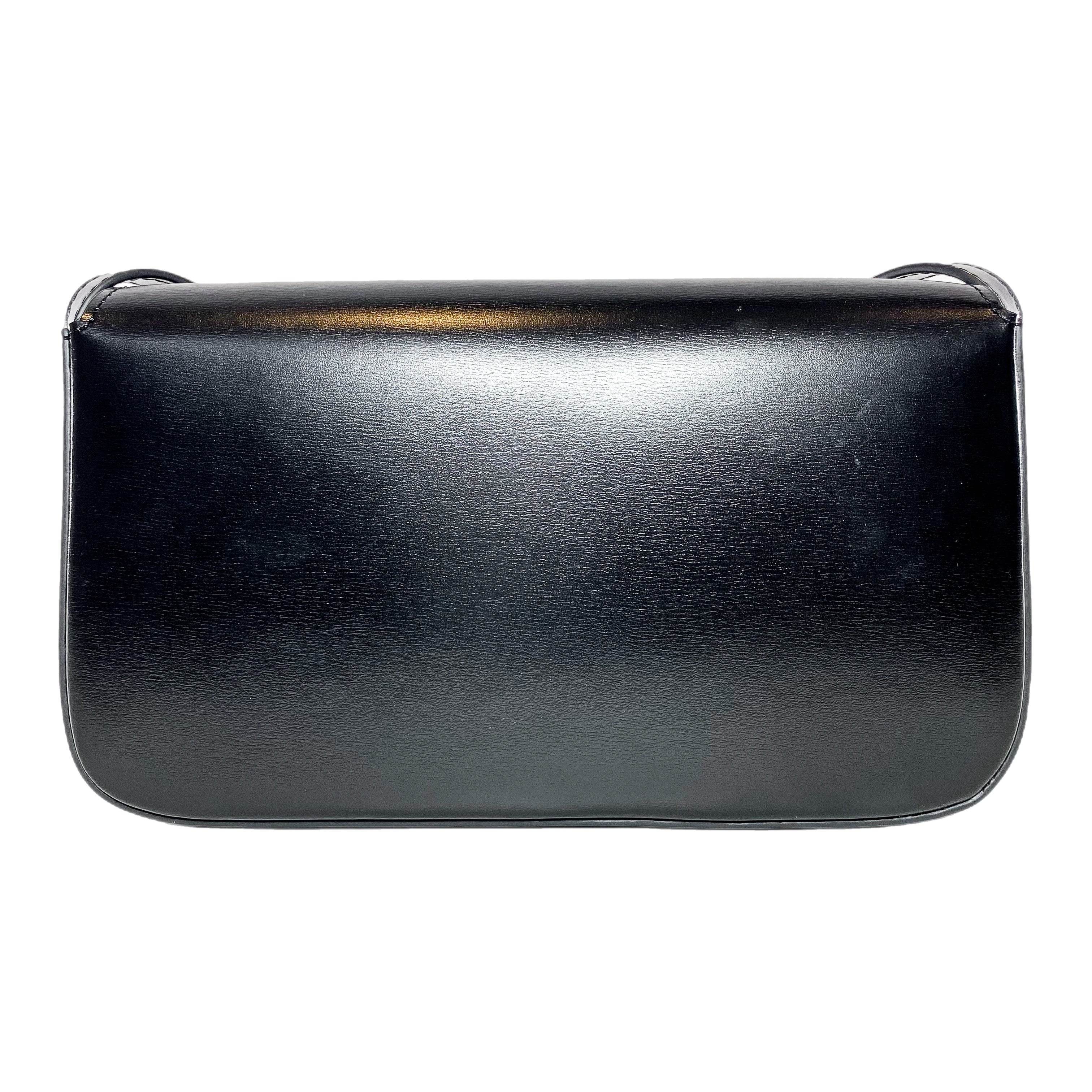 Celine Black Triomphe Shoulder Bag