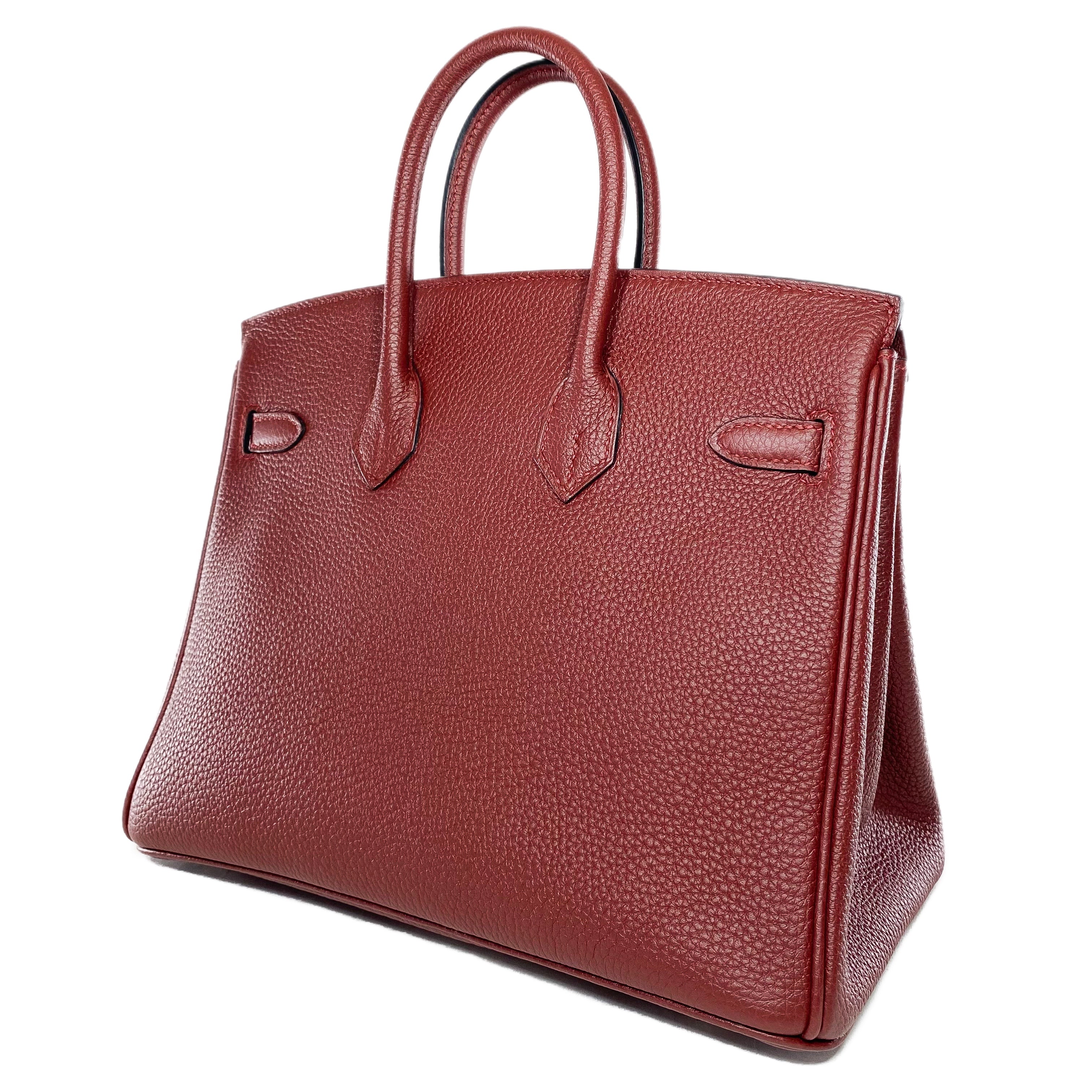 Hermes Birkin 25 Rouge H Togo Palladium Hardware