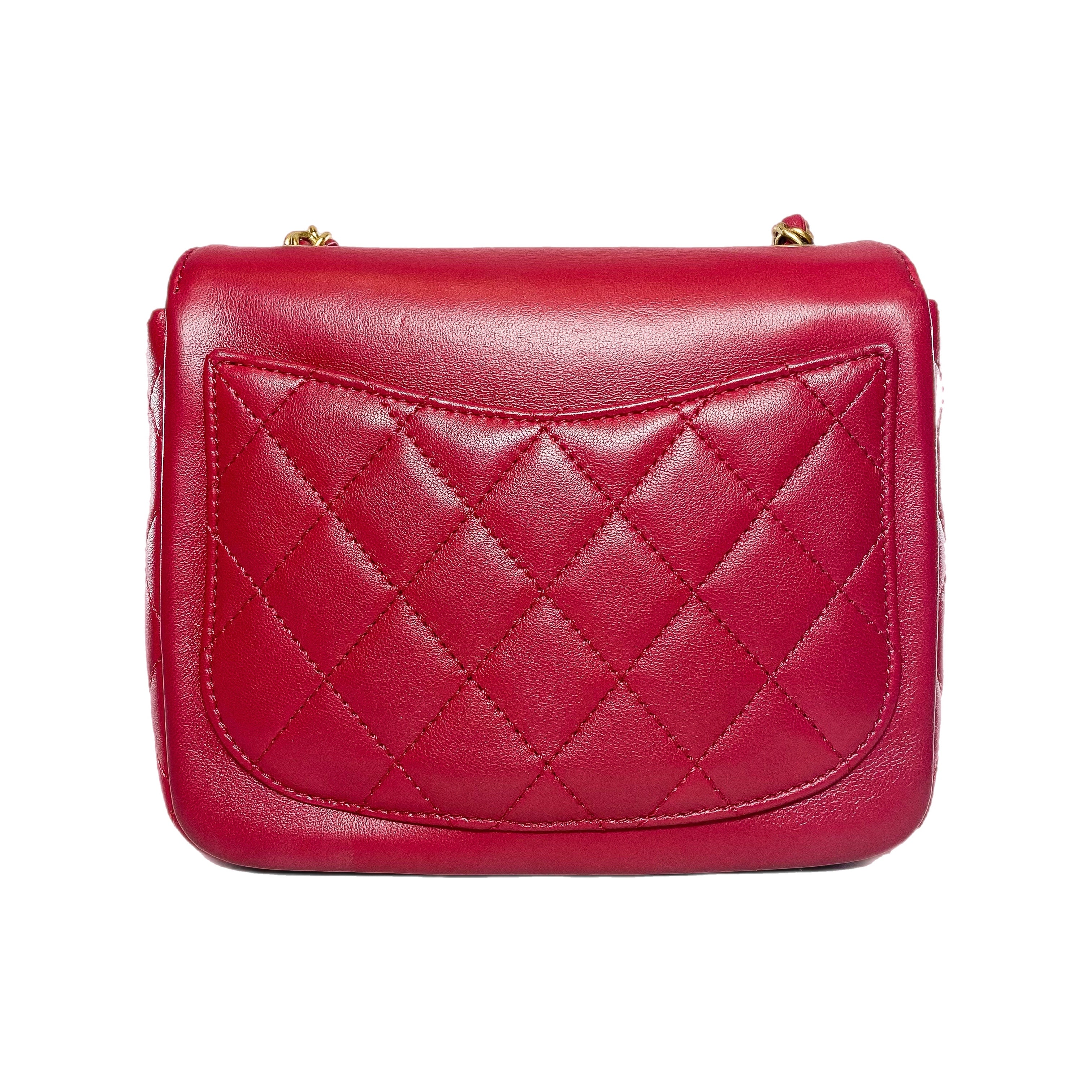 Chanel Raspberry Lucky Charms Crossbody Messenger Flap Bag