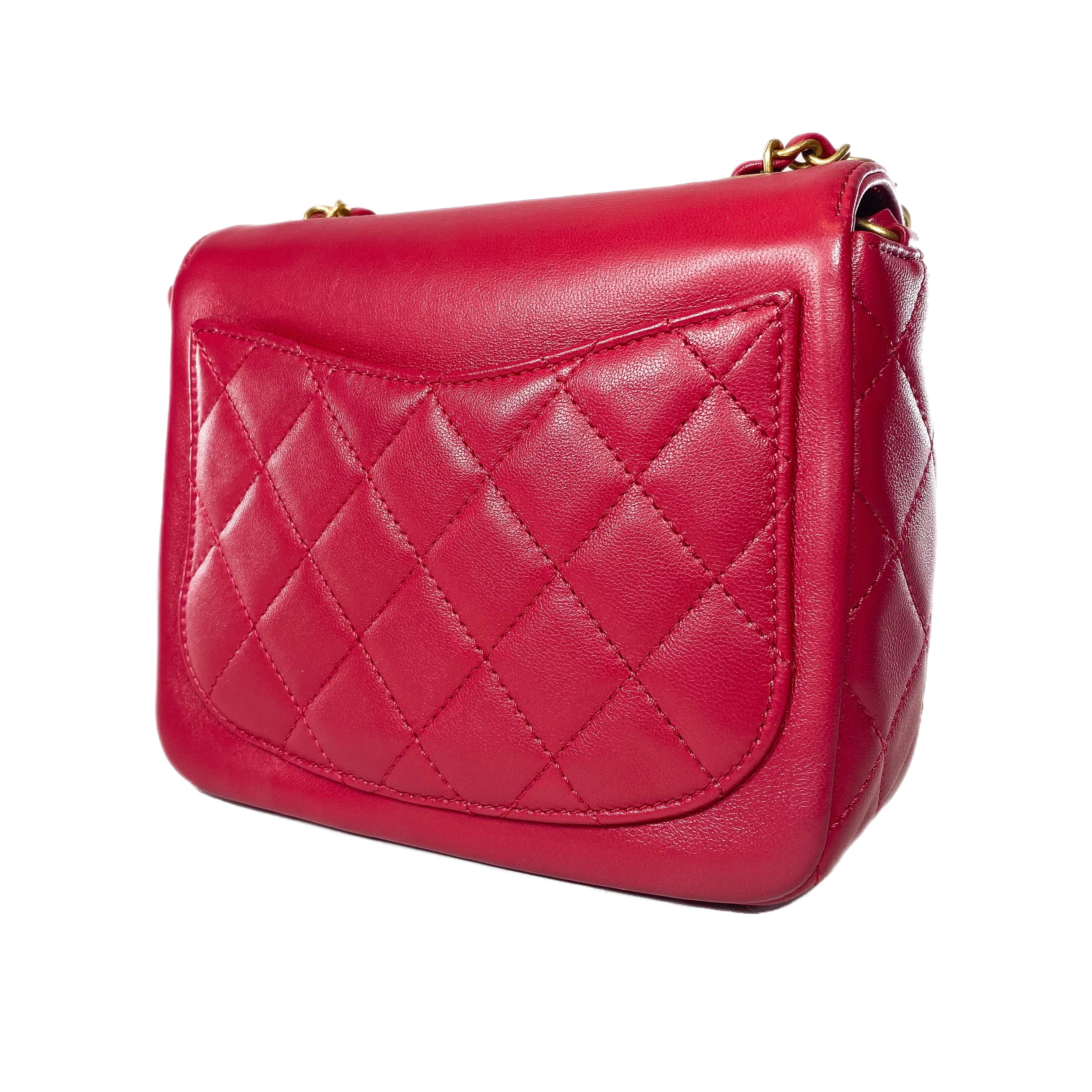 Chanel Raspberry Lucky Charms Crossbody Messenger Flap Bag