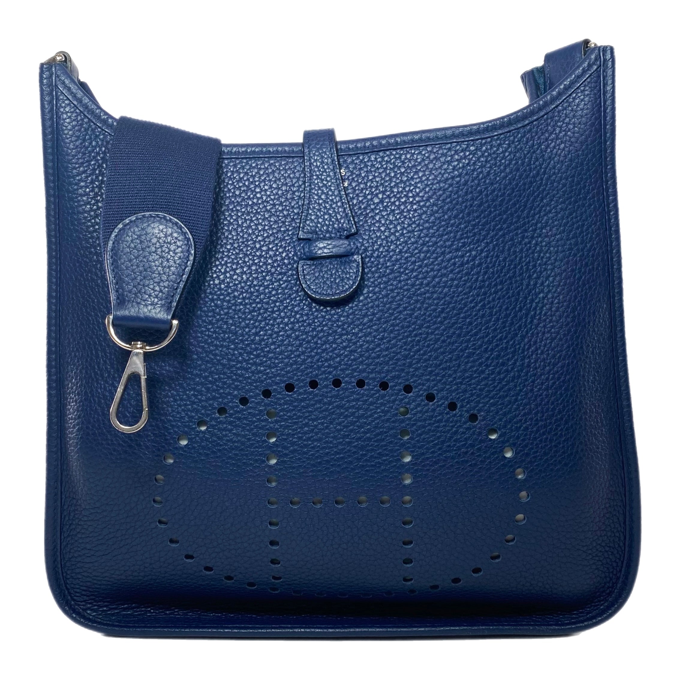 Hermes evelyne navy blue sale