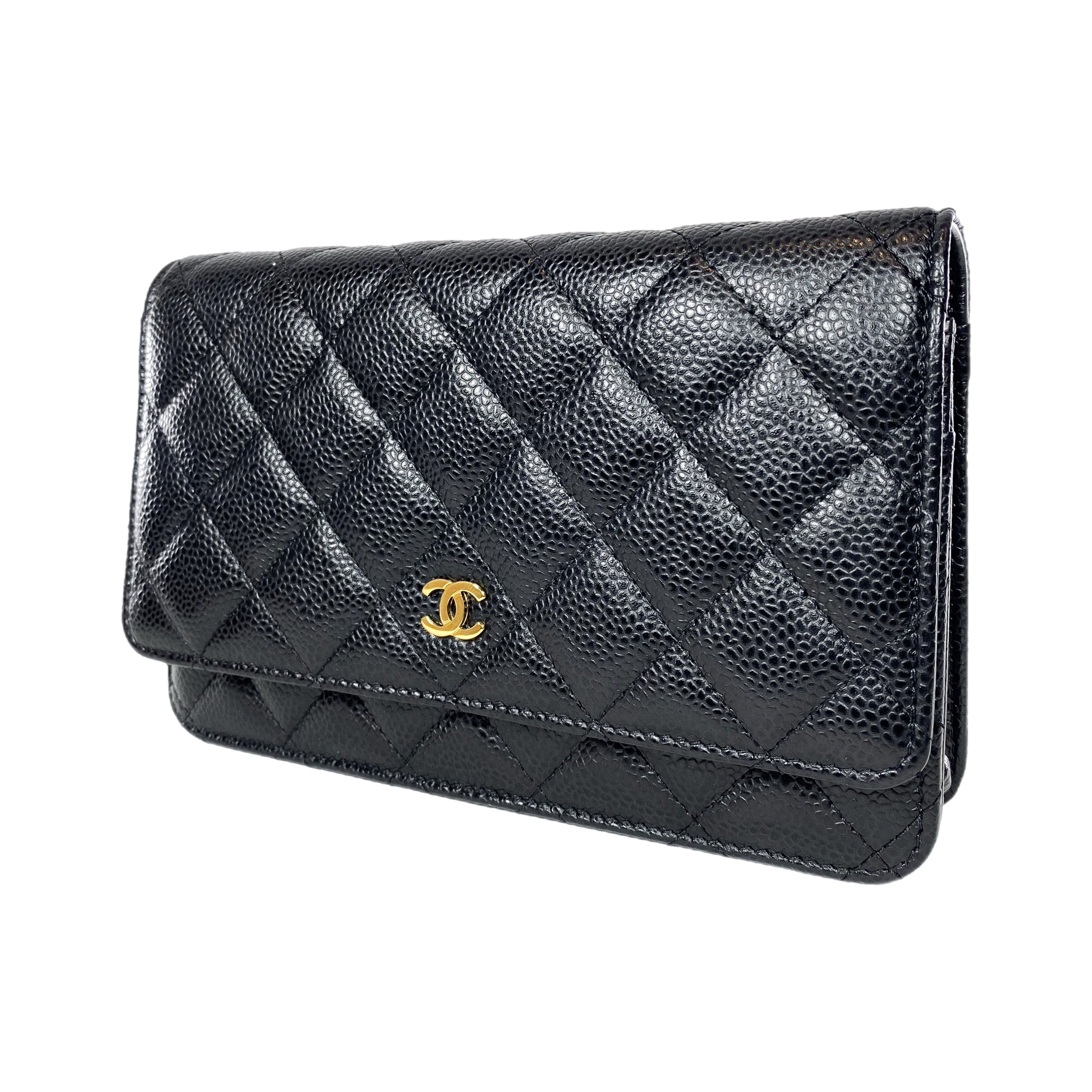 Chanel Black Caviar Wallet on Chain