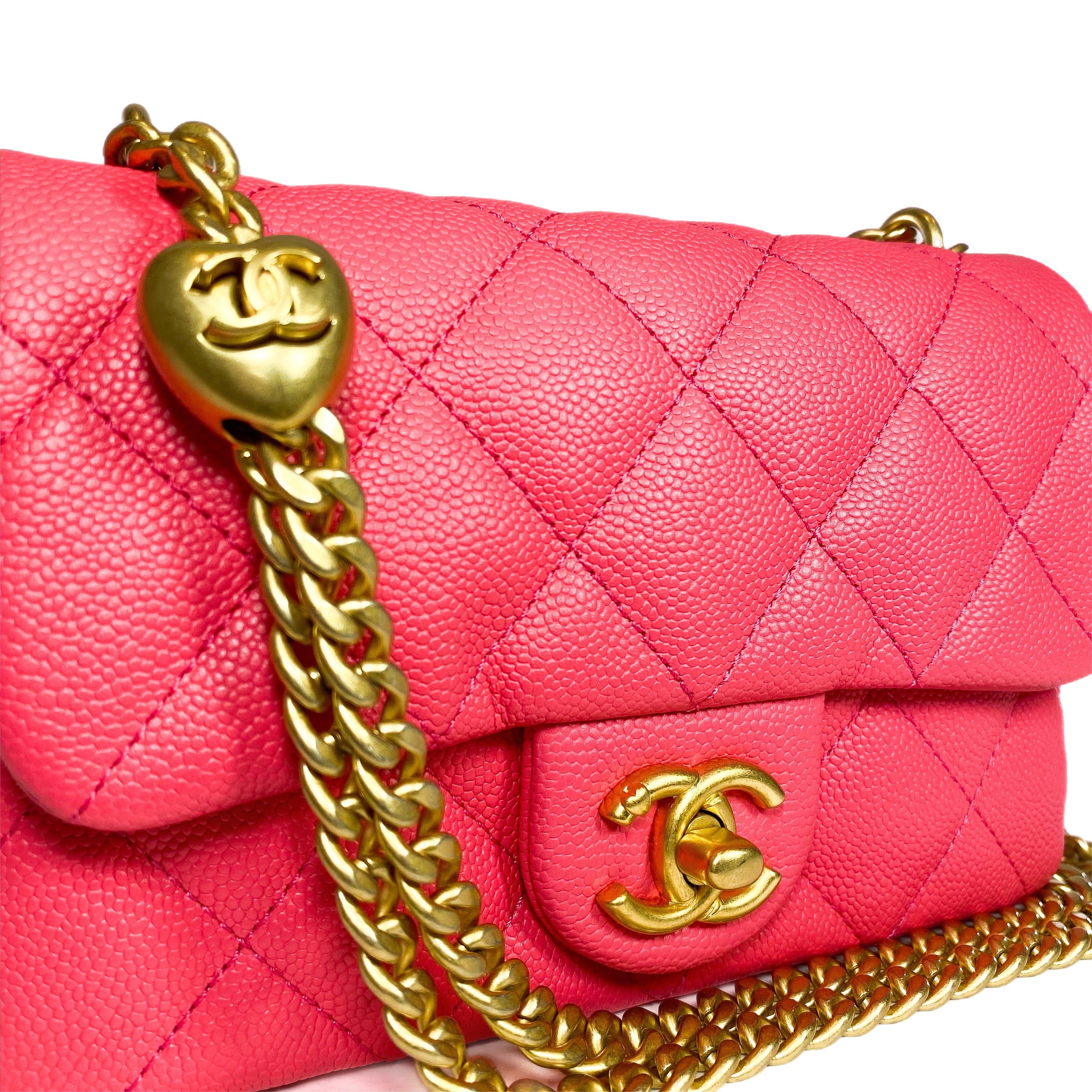 Chanel Hot Pink Mini Sweetheart Crush Bag