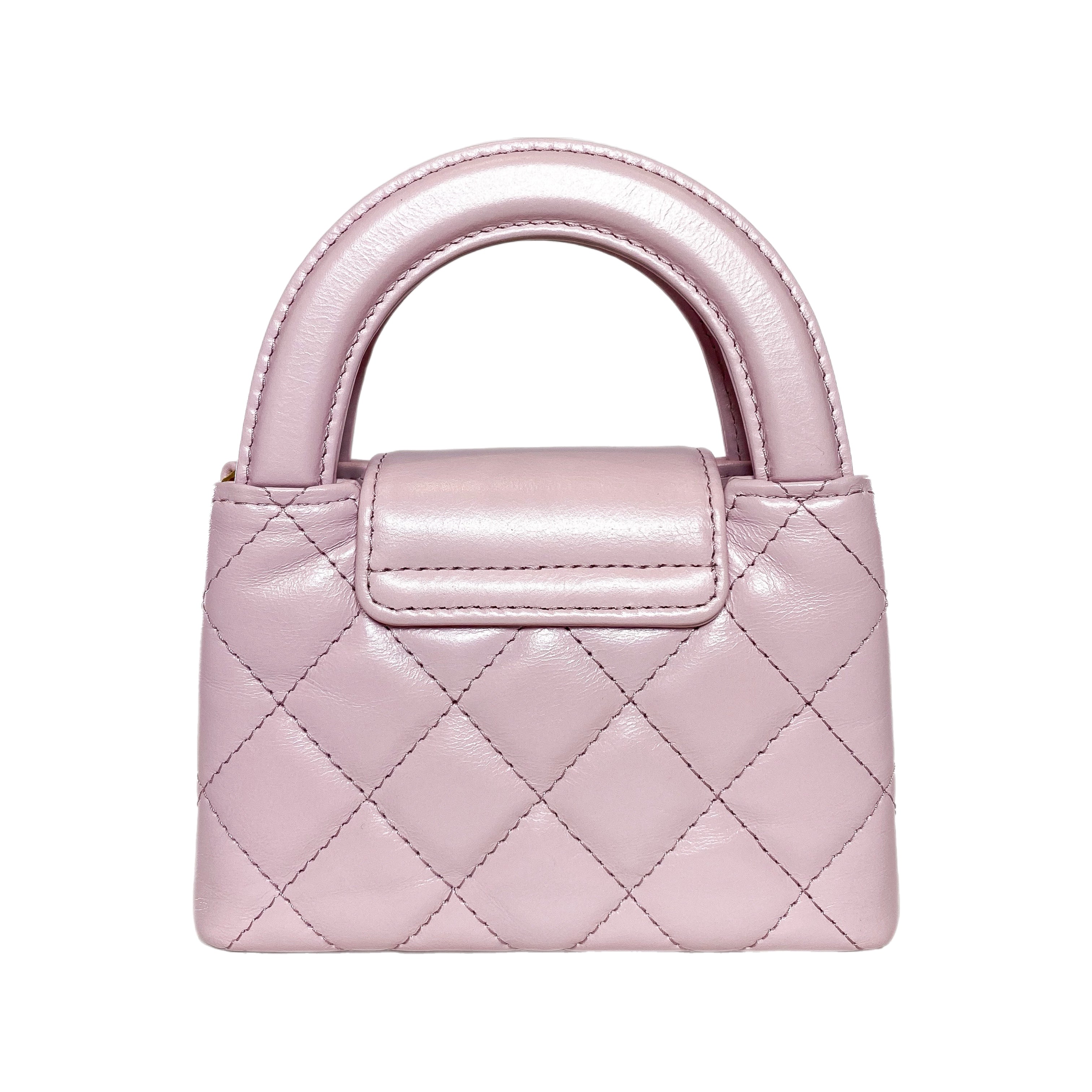 Chanel Lilac Mini Nano Kelly Top Handle