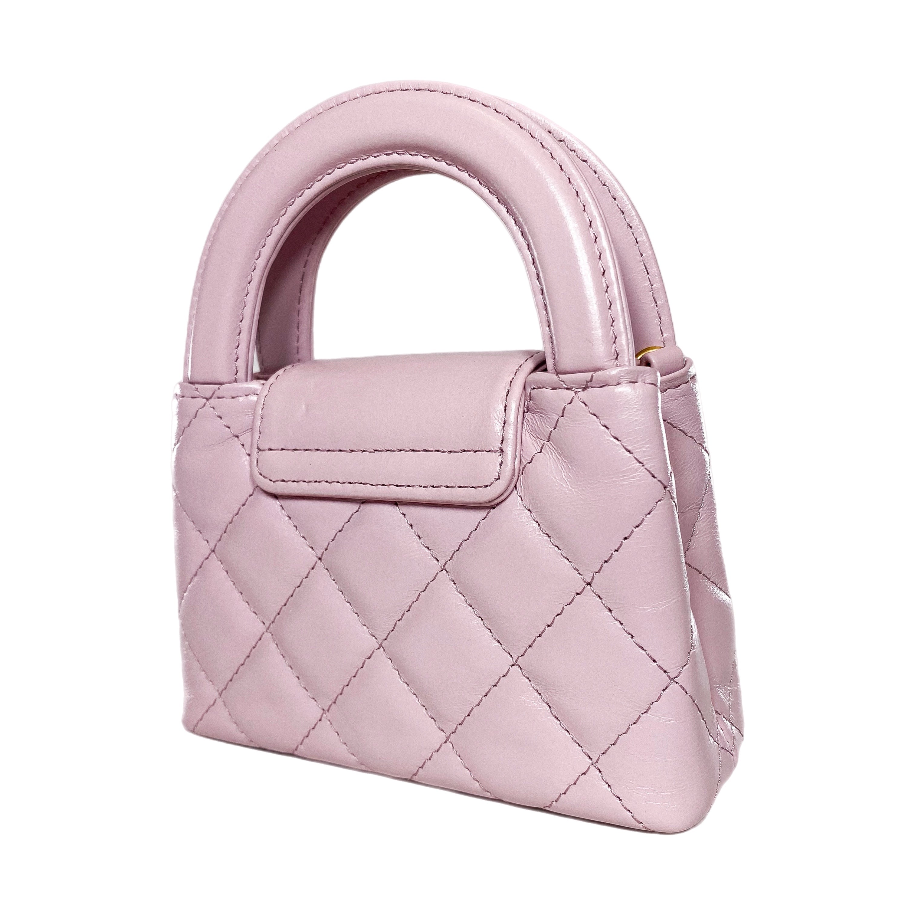 Chanel Lilac Mini Nano Kelly Top Handle