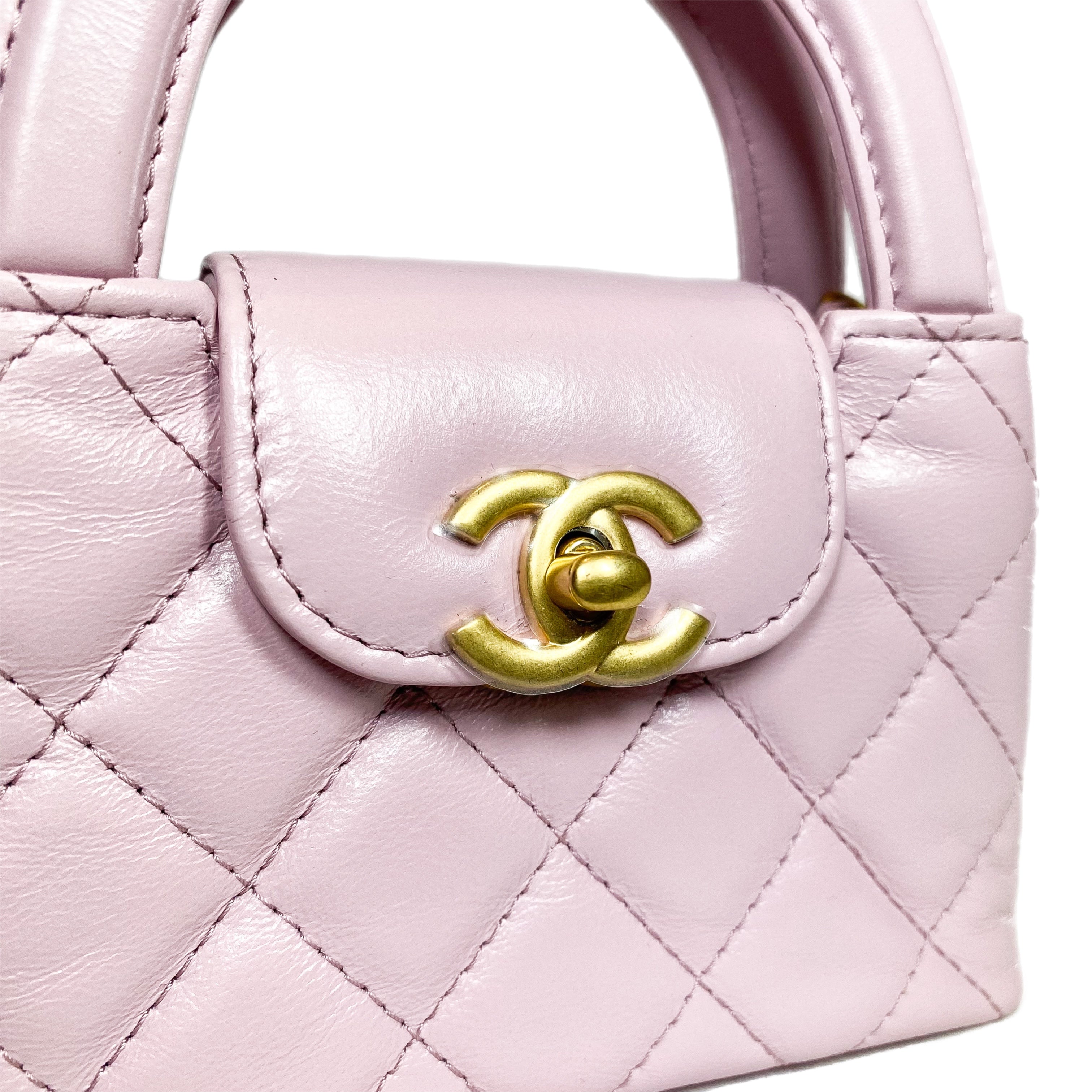 Chanel Lilac Mini Nano Kelly Top Handle