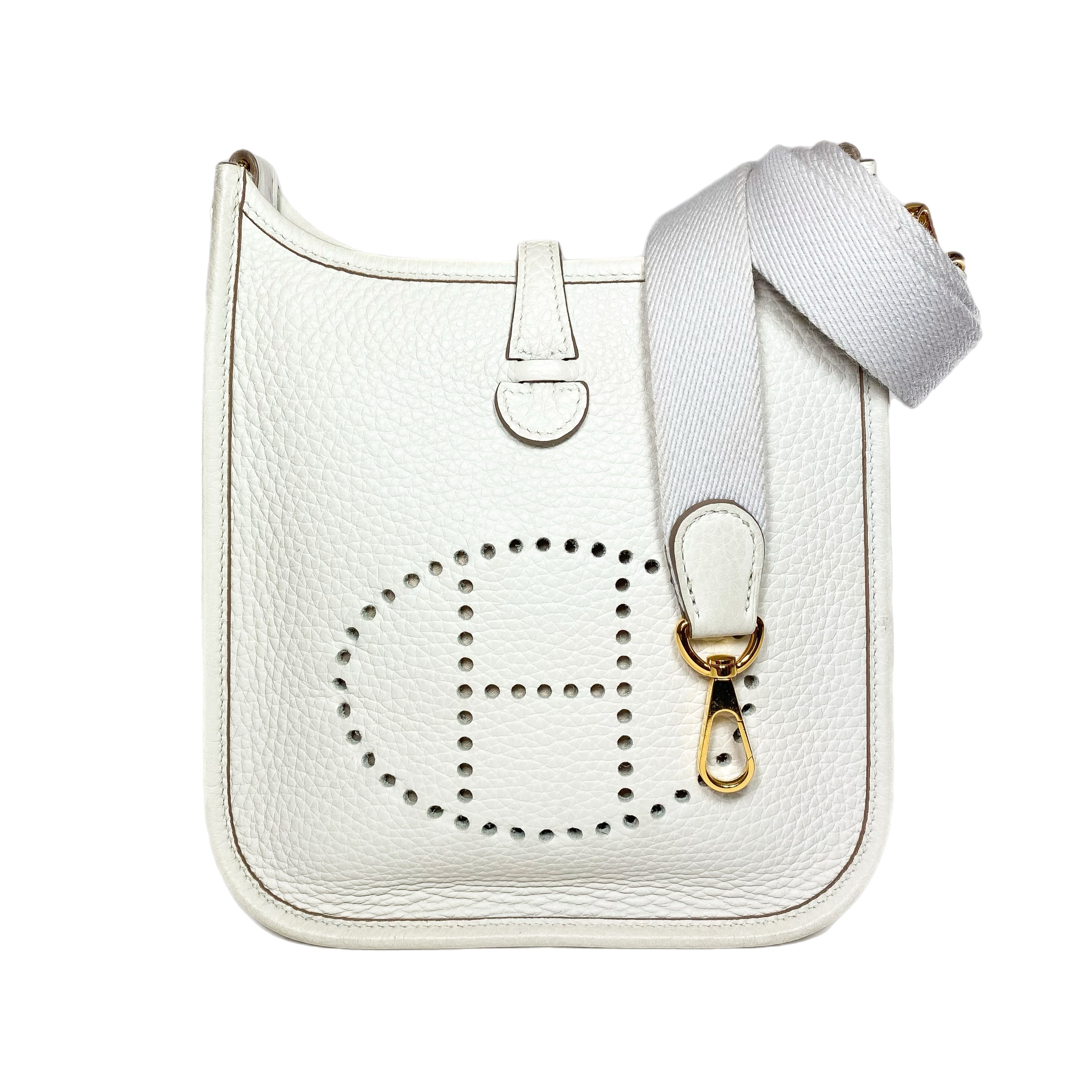 Hermes TPM Gris Pale Gold Hardware