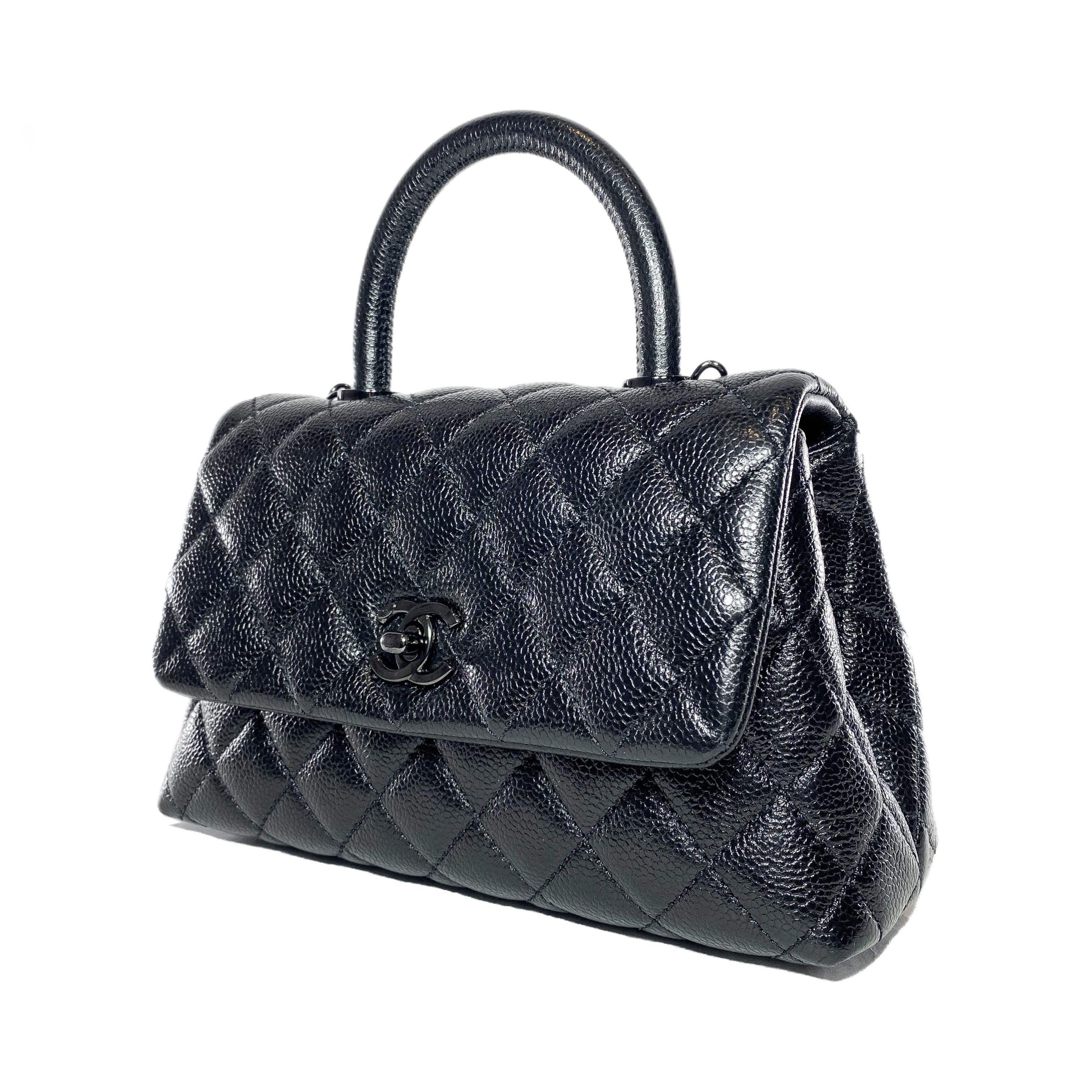 Chanel So Black Mini Coco Handle