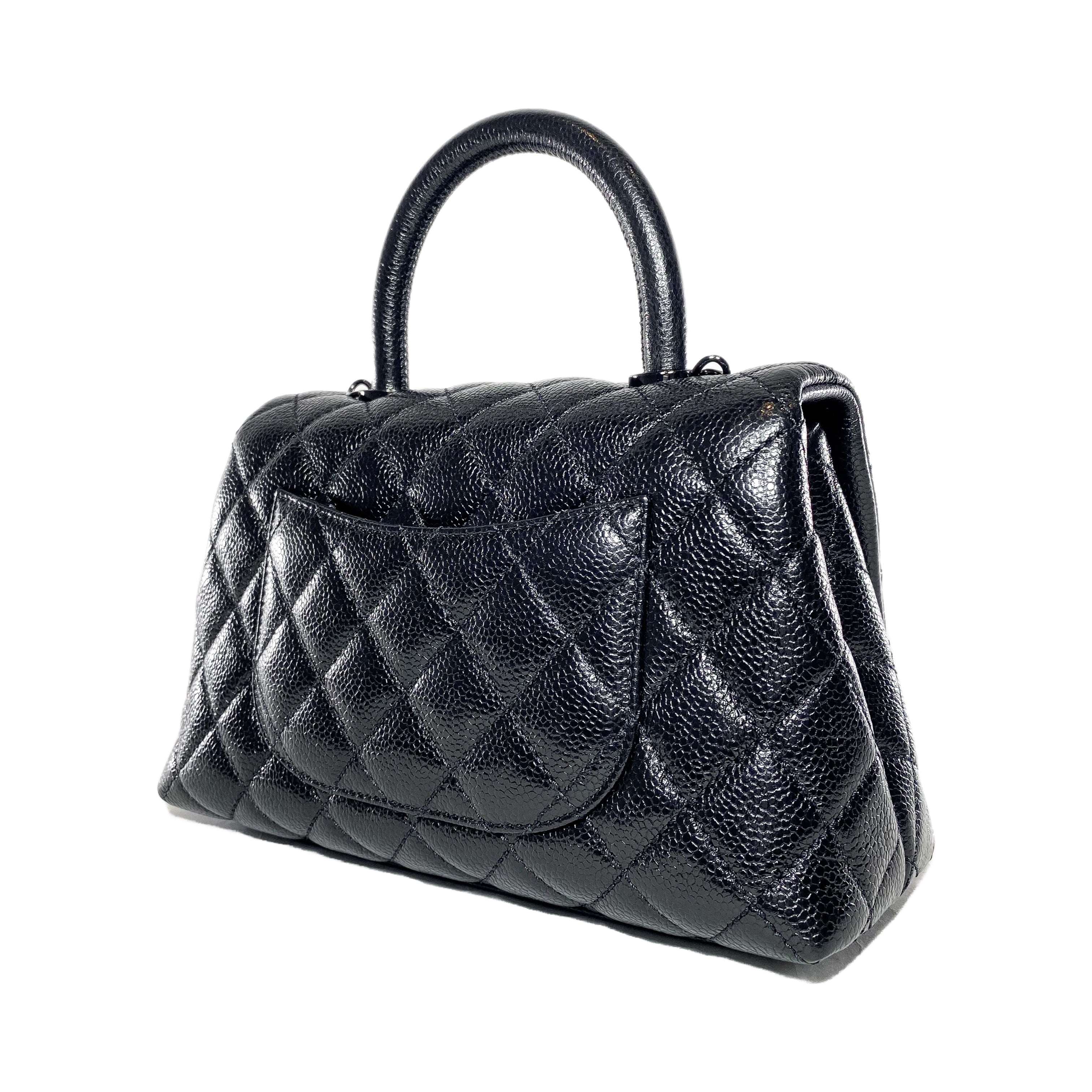 Chanel So Black Mini Coco Handle