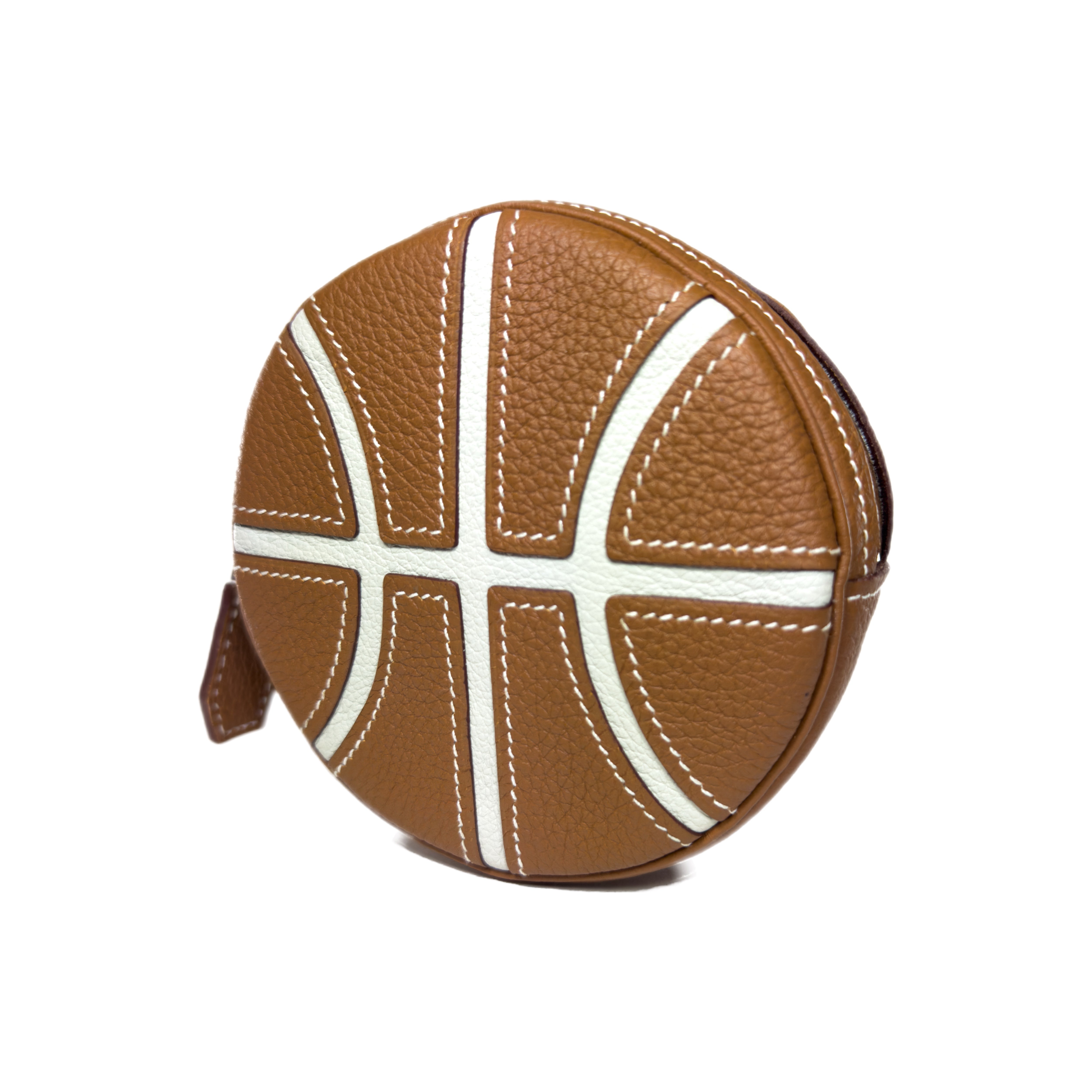 Hermes Basketball Zip Pouch