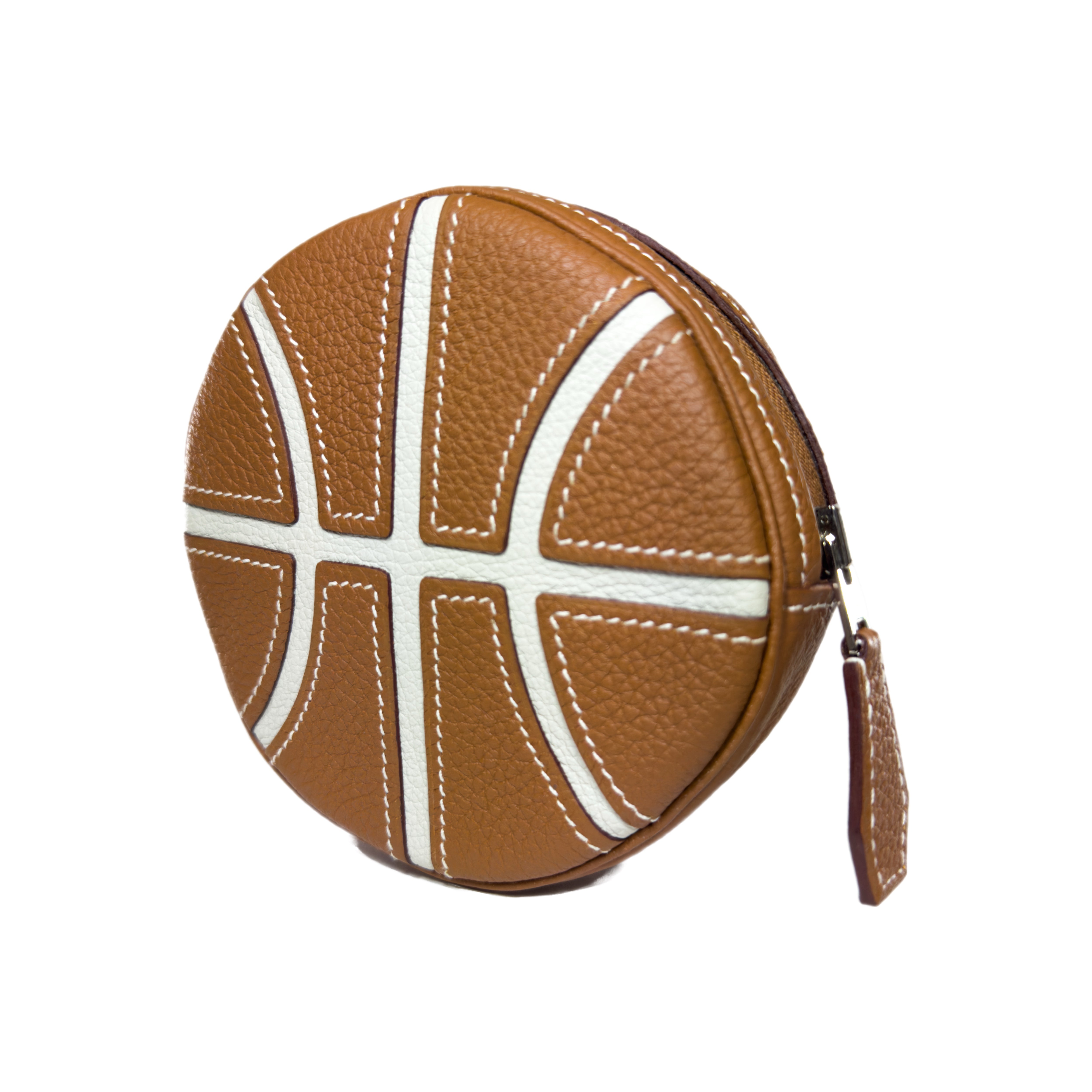 Hermes Basketball Zip Pouch