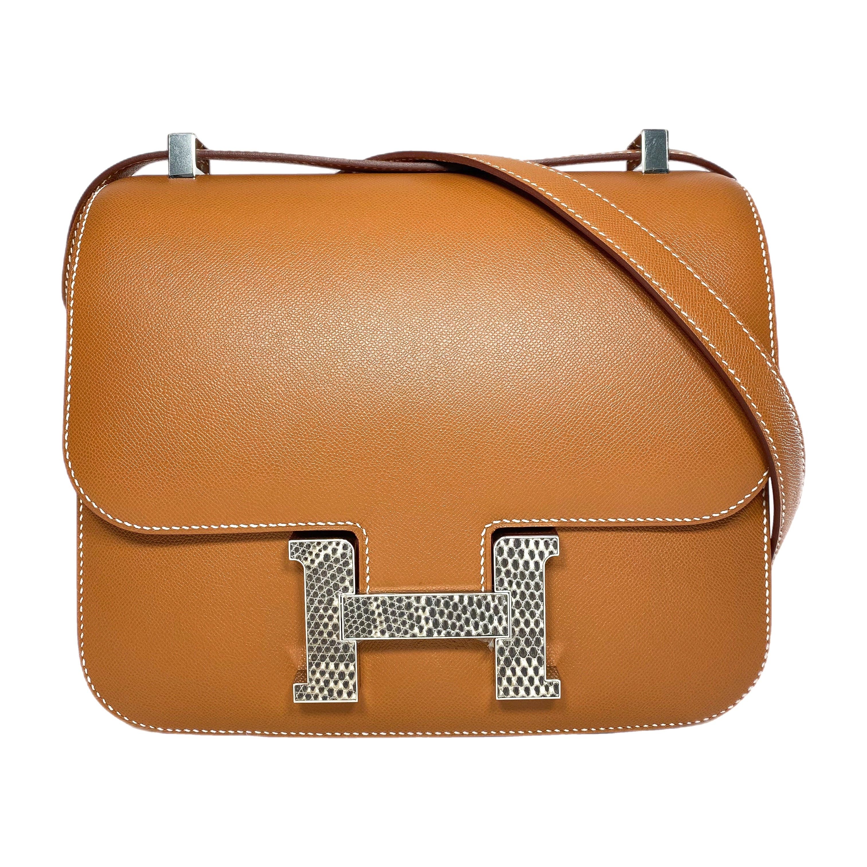 Hermes Constance 24 Gold Madame Ombre Lizard