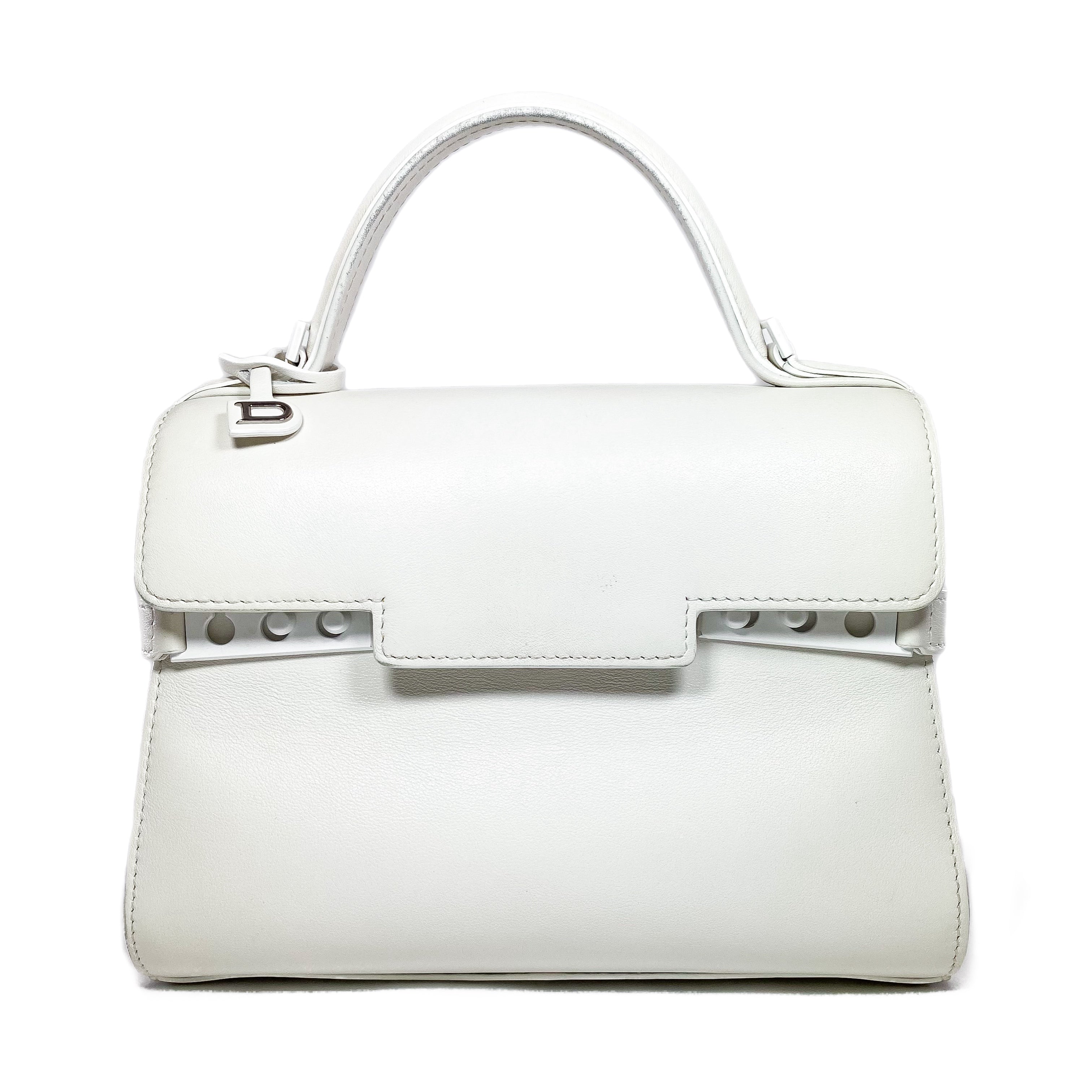 Delvaux White Tempete PM Consign of the Times