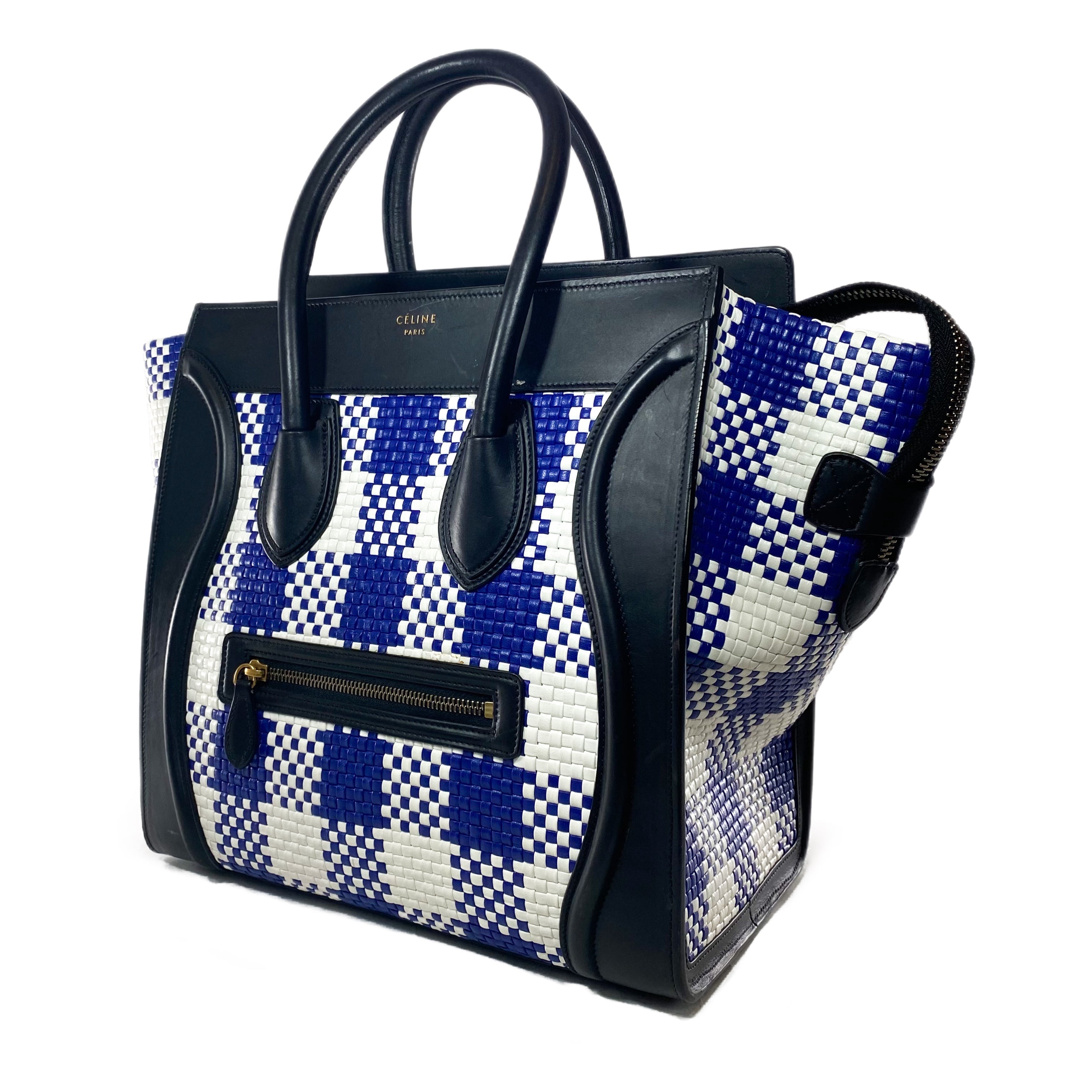 Celine tricolor luggage bag online