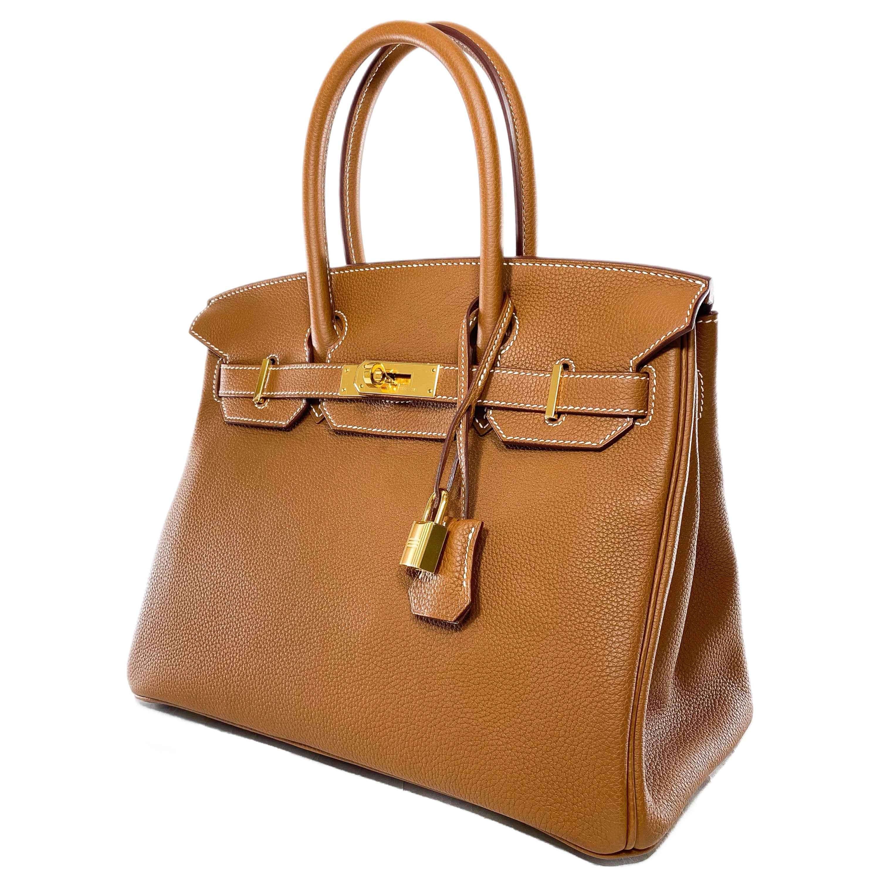 Hermes Birkin 30 Gold Togo Gold Hardware