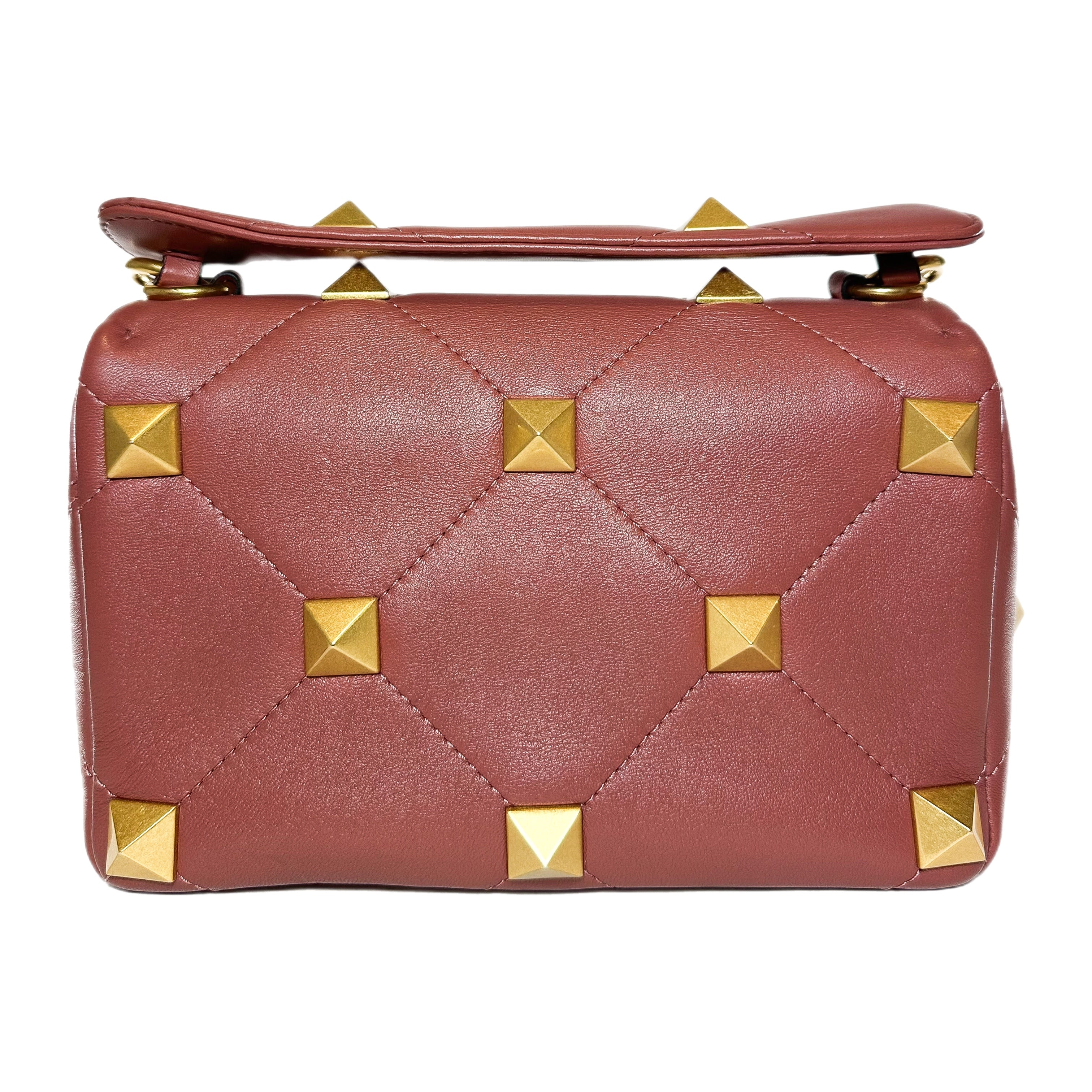 Valentino Gingerbread Roman Stud Flap Bag