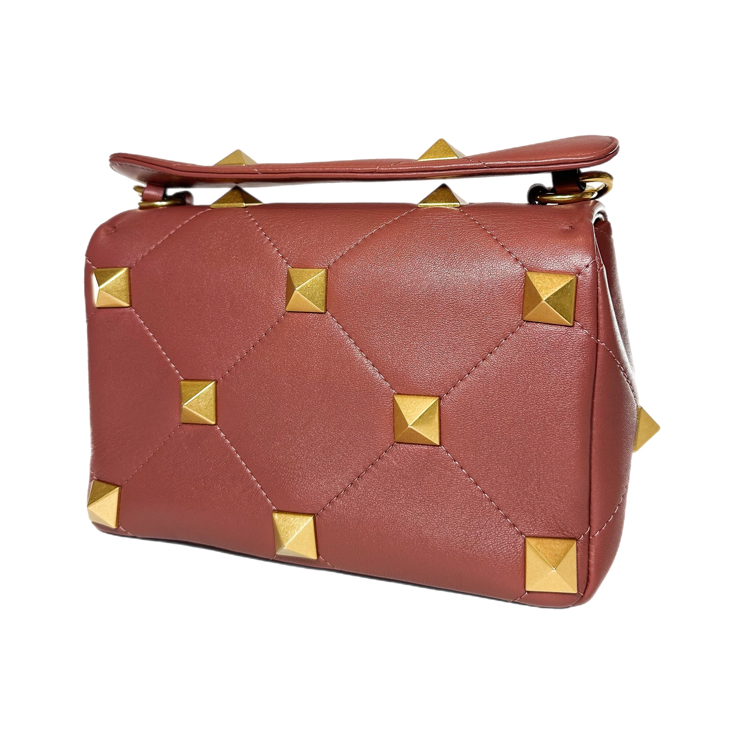 Valentino Gingerbread Roman Stud Flap Bag