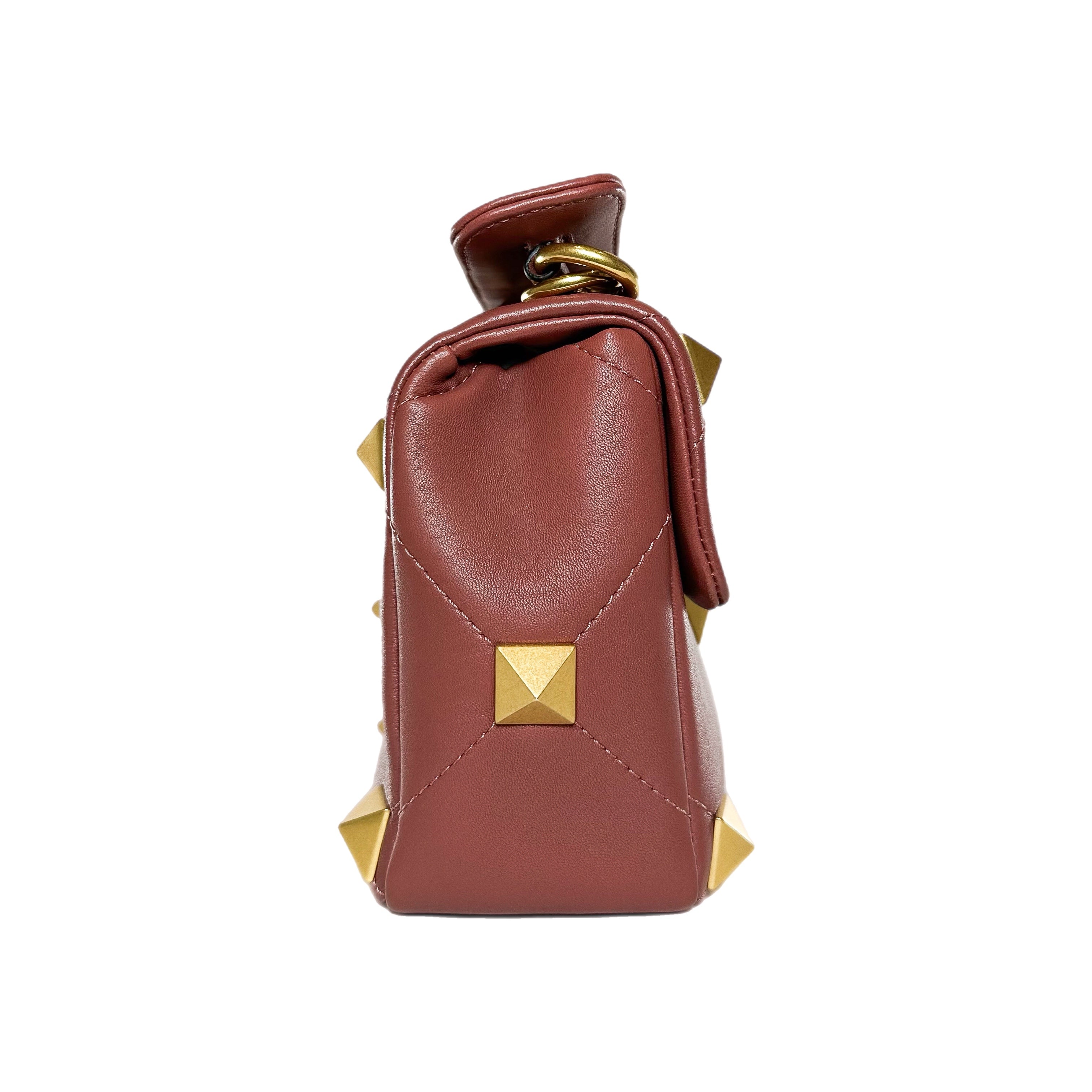 Valentino Gingerbread Roman Stud Flap Bag