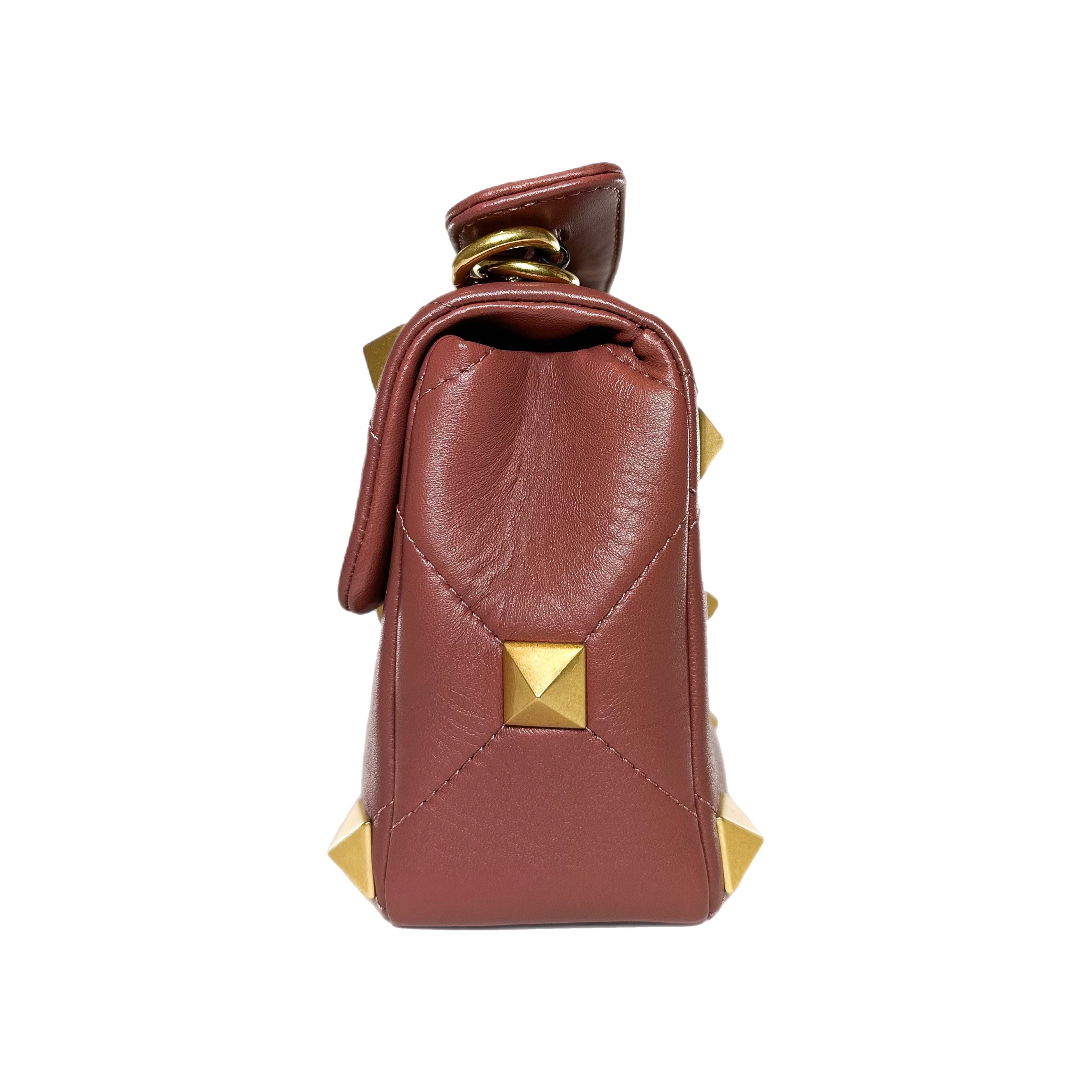 Valentino Gingerbread Roman Stud Flap Bag