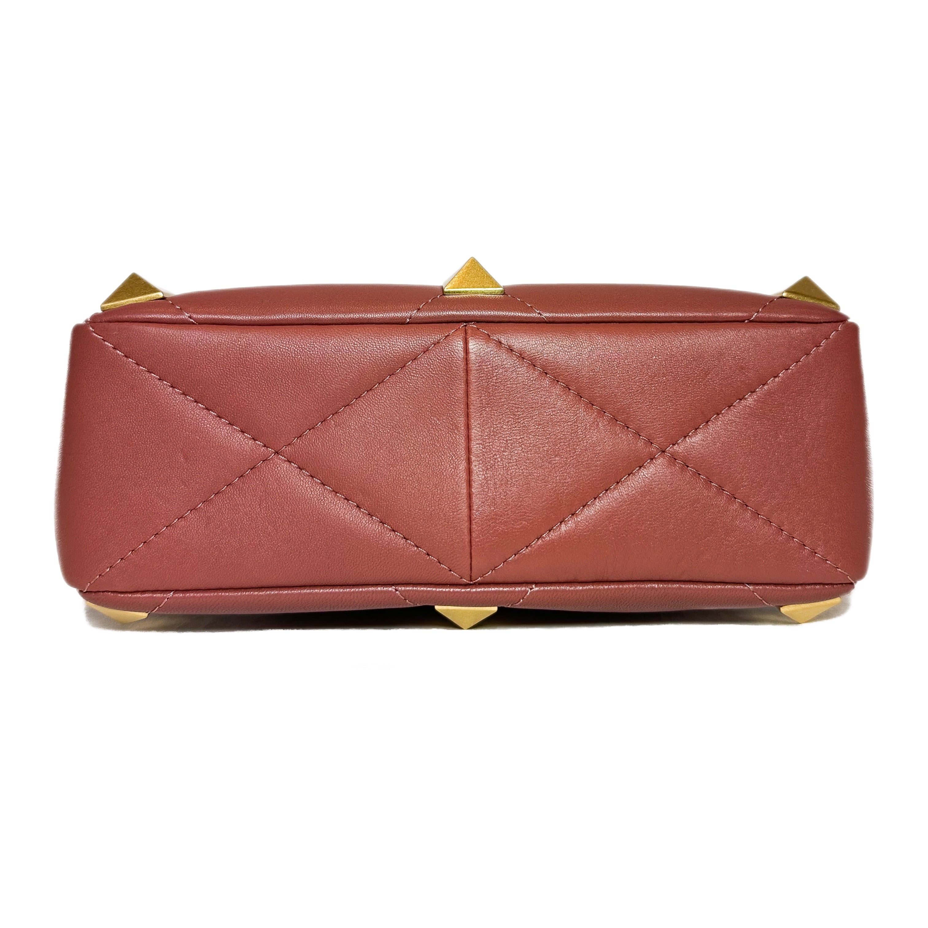 Valentino Gingerbread Roman Stud Flap Bag