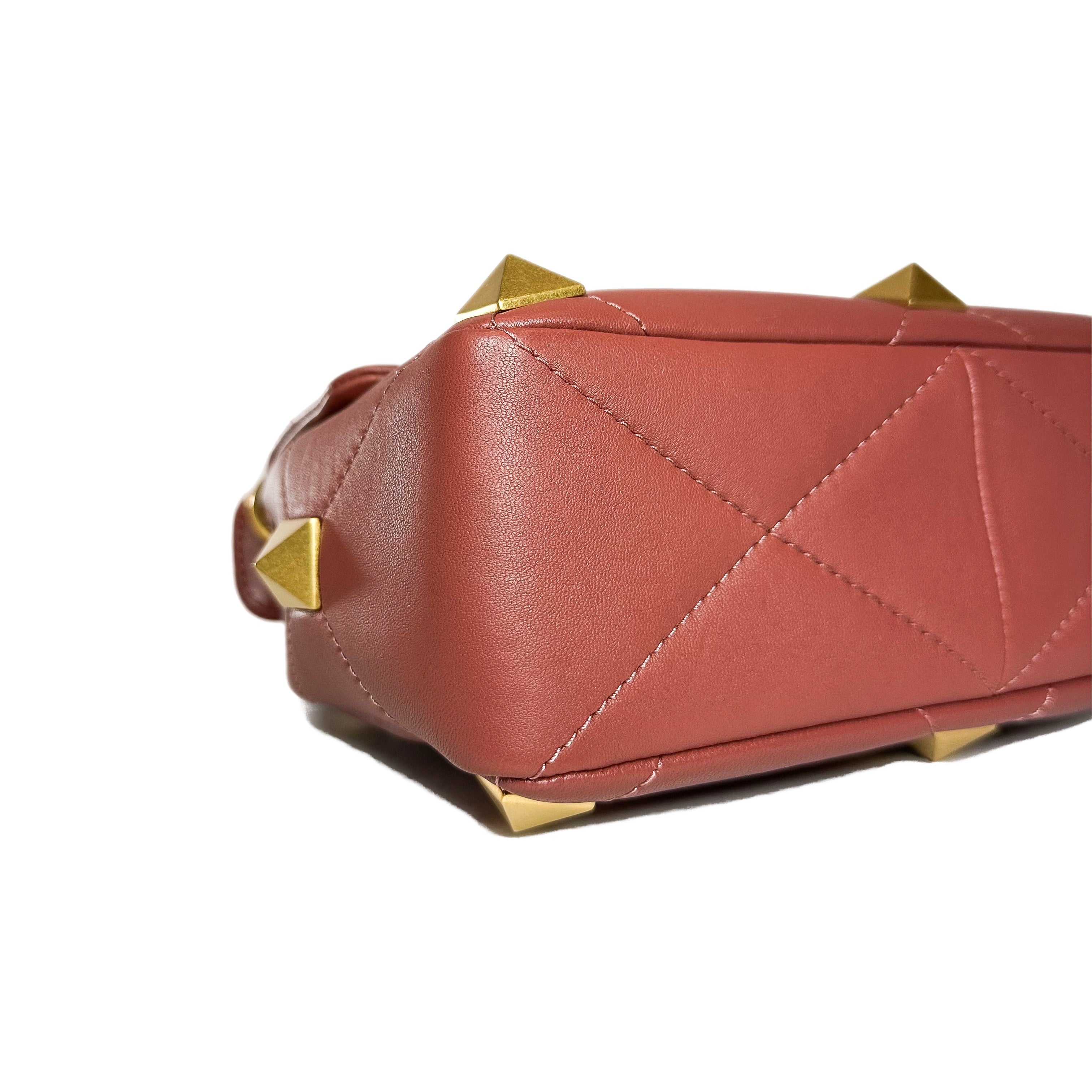 Valentino Gingerbread Roman Stud Flap Bag