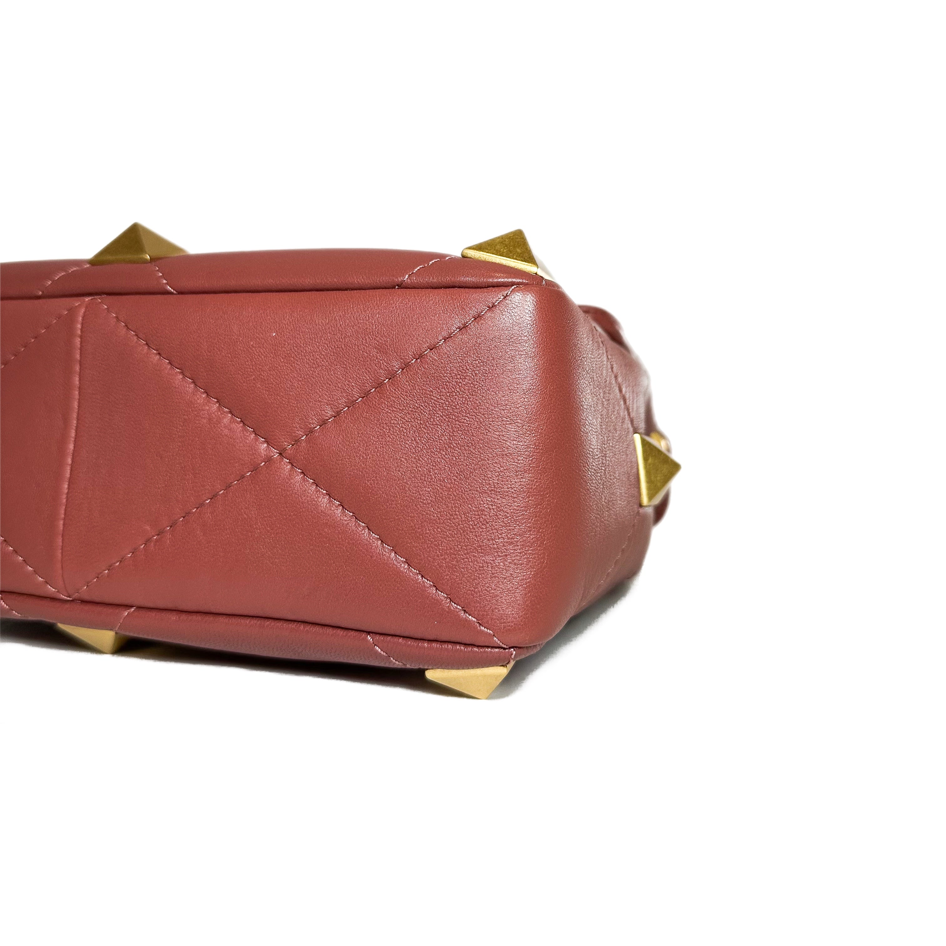 Valentino Gingerbread Roman Stud Flap Bag