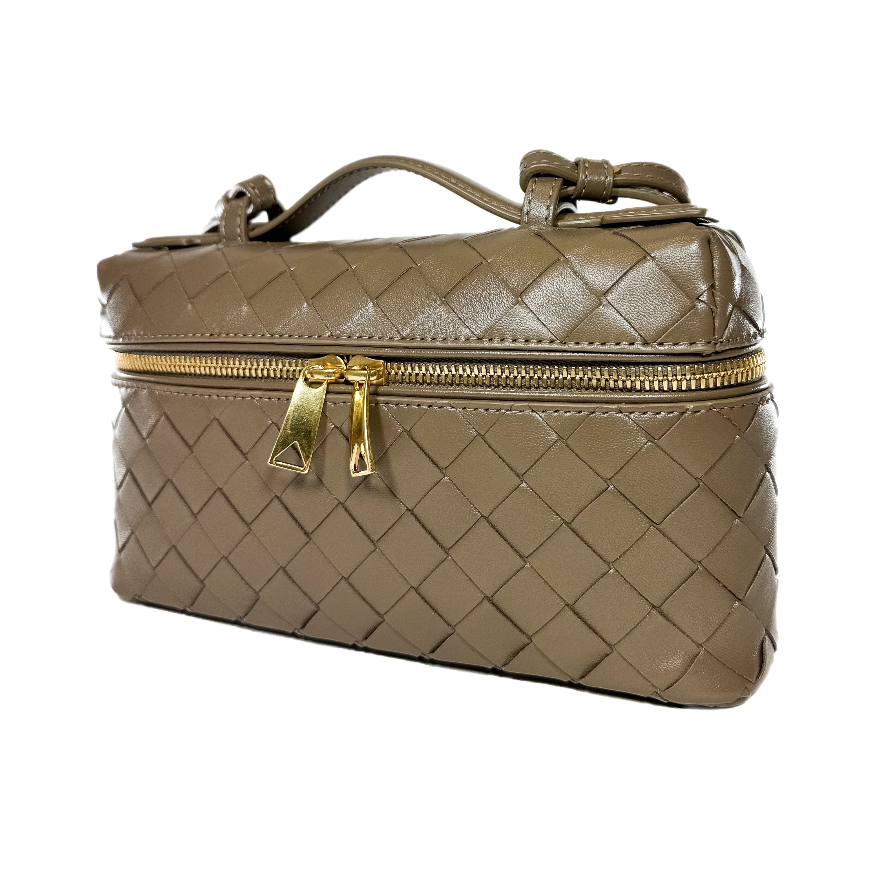 Bottega Veneta Pinecone Intrecciato Bang Bang Vanity Case