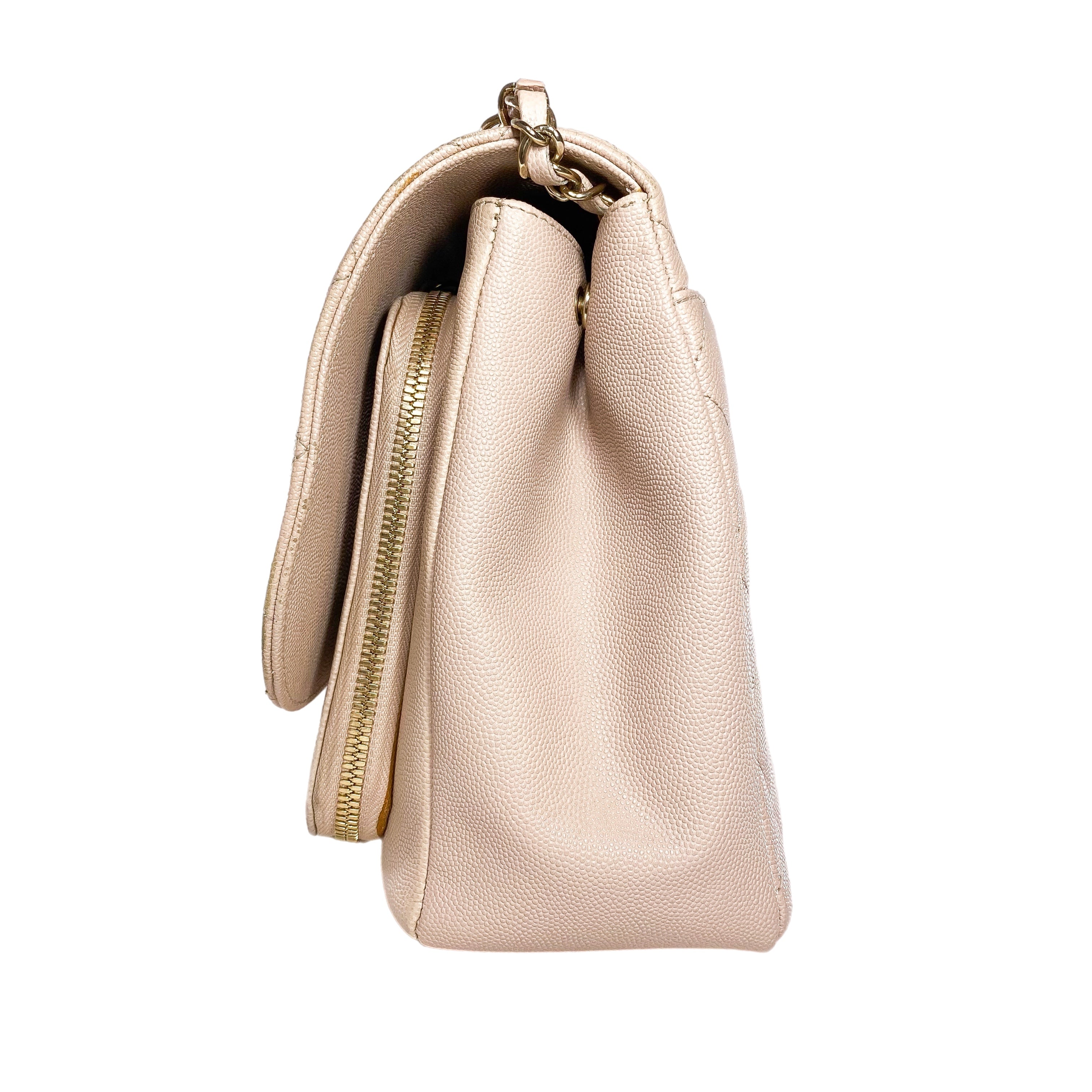 Chanel Beige Business Affinity Flap Bag