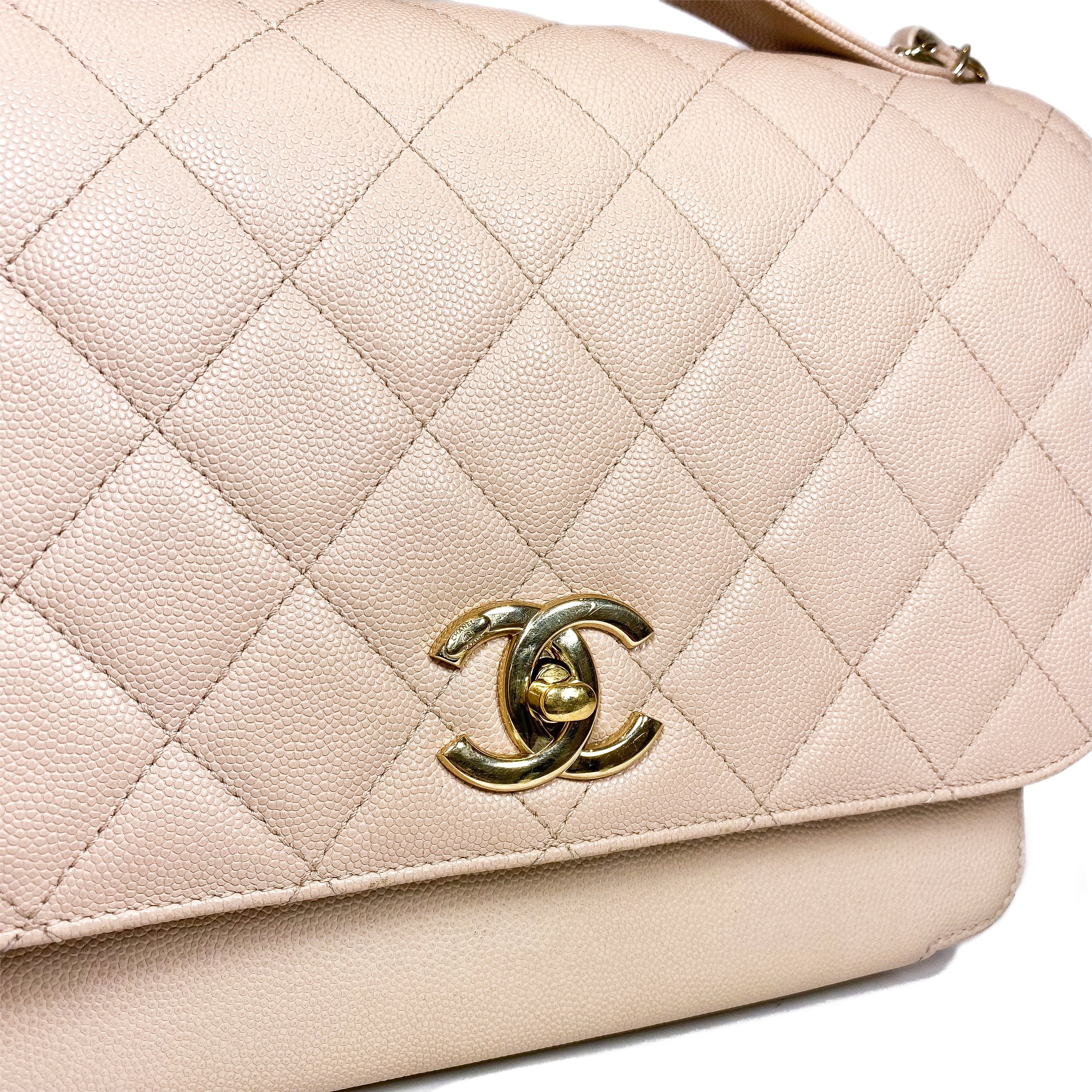 Chanel Beige Business Affinity Flap Bag