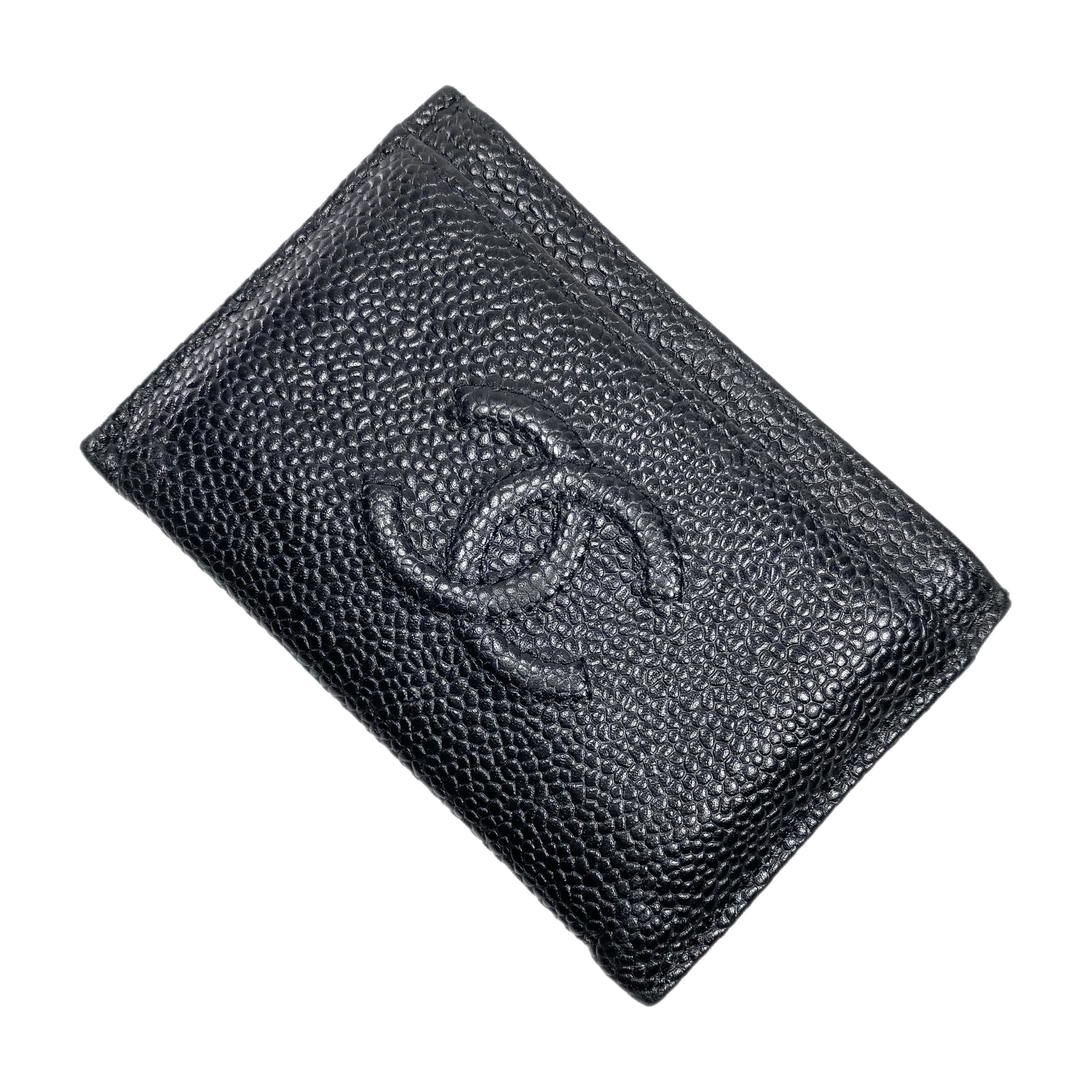 Chanel Black Timeless Card Holder