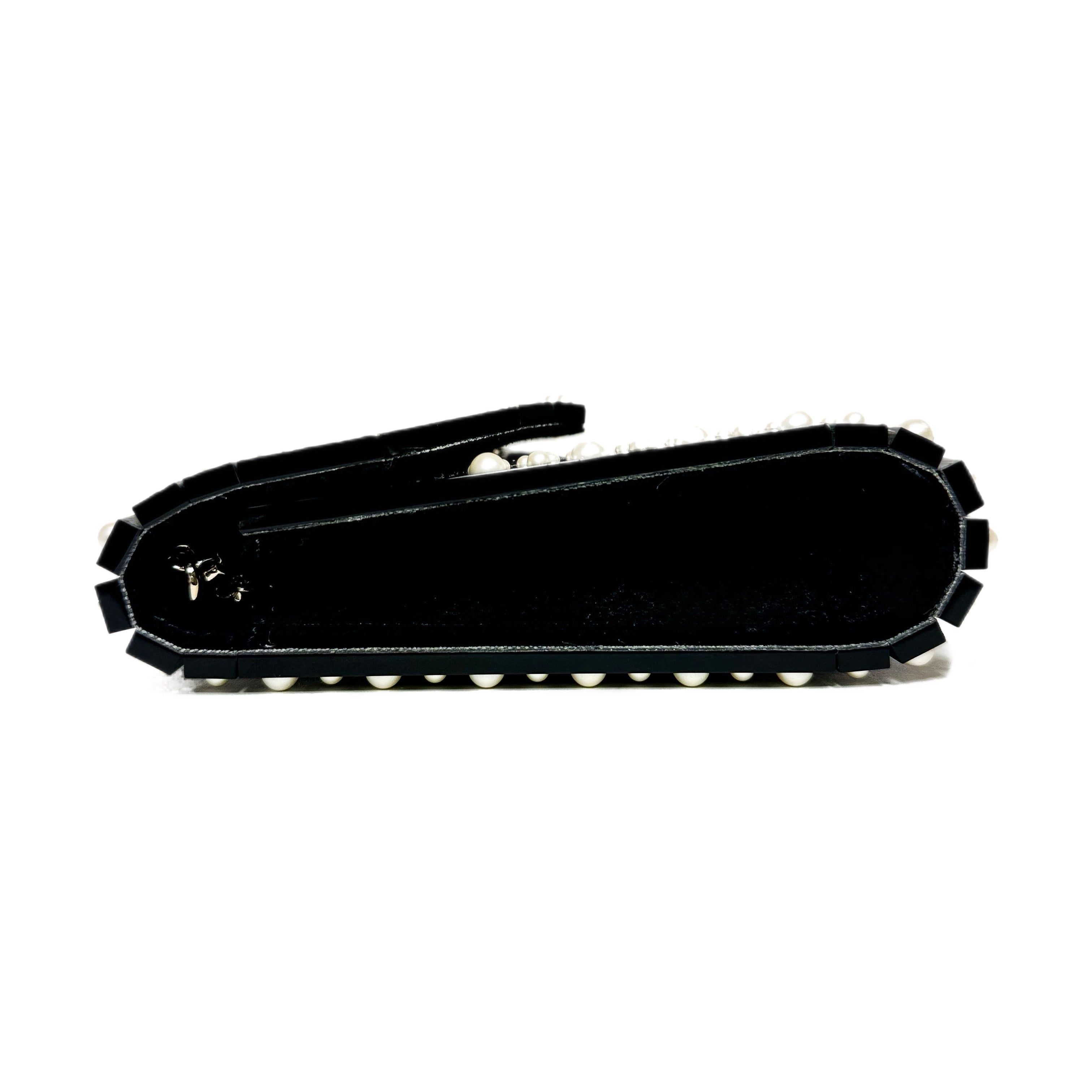 Jimmy Choo Black Pearl Candy Clutch