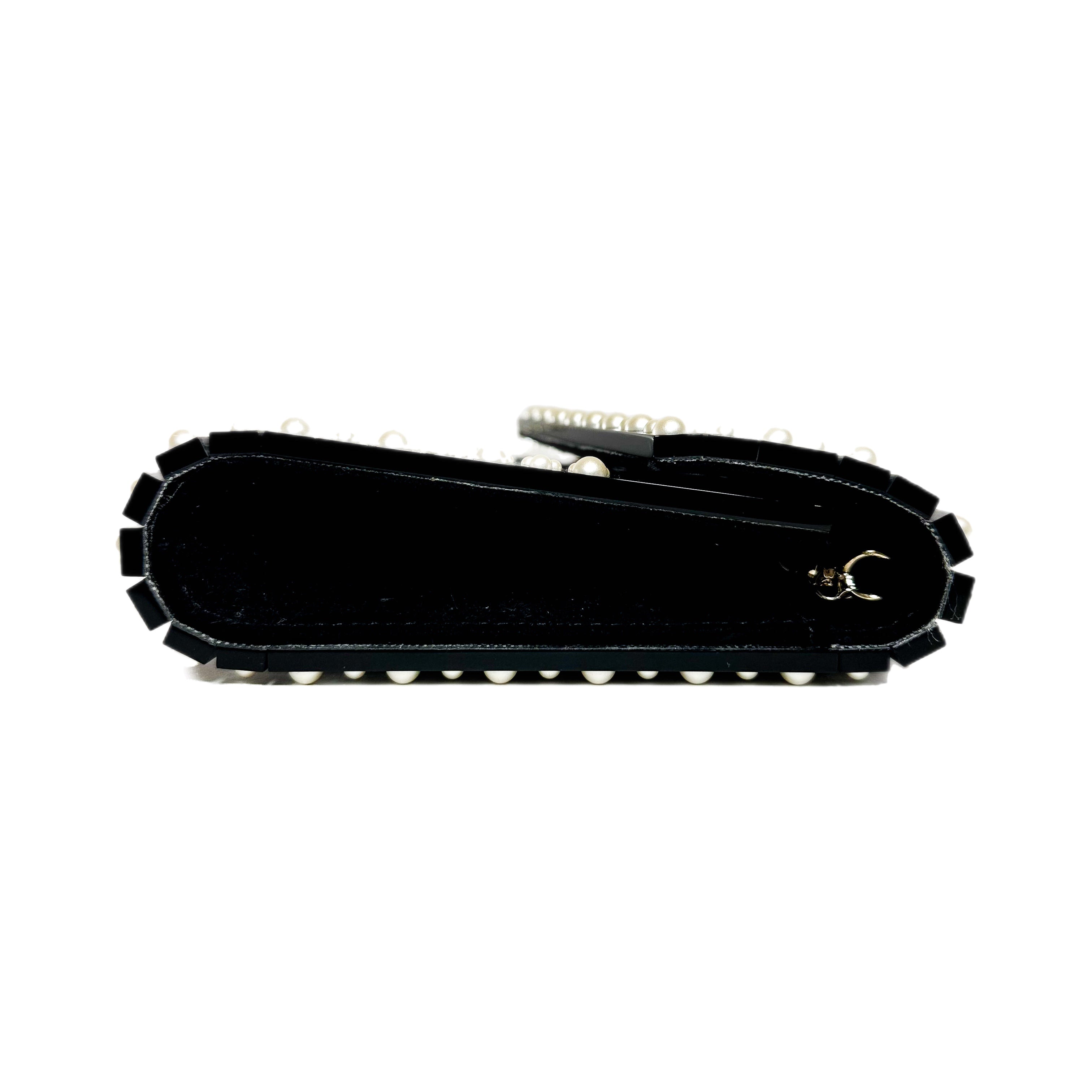 Jimmy Choo Black Pearl Candy Clutch