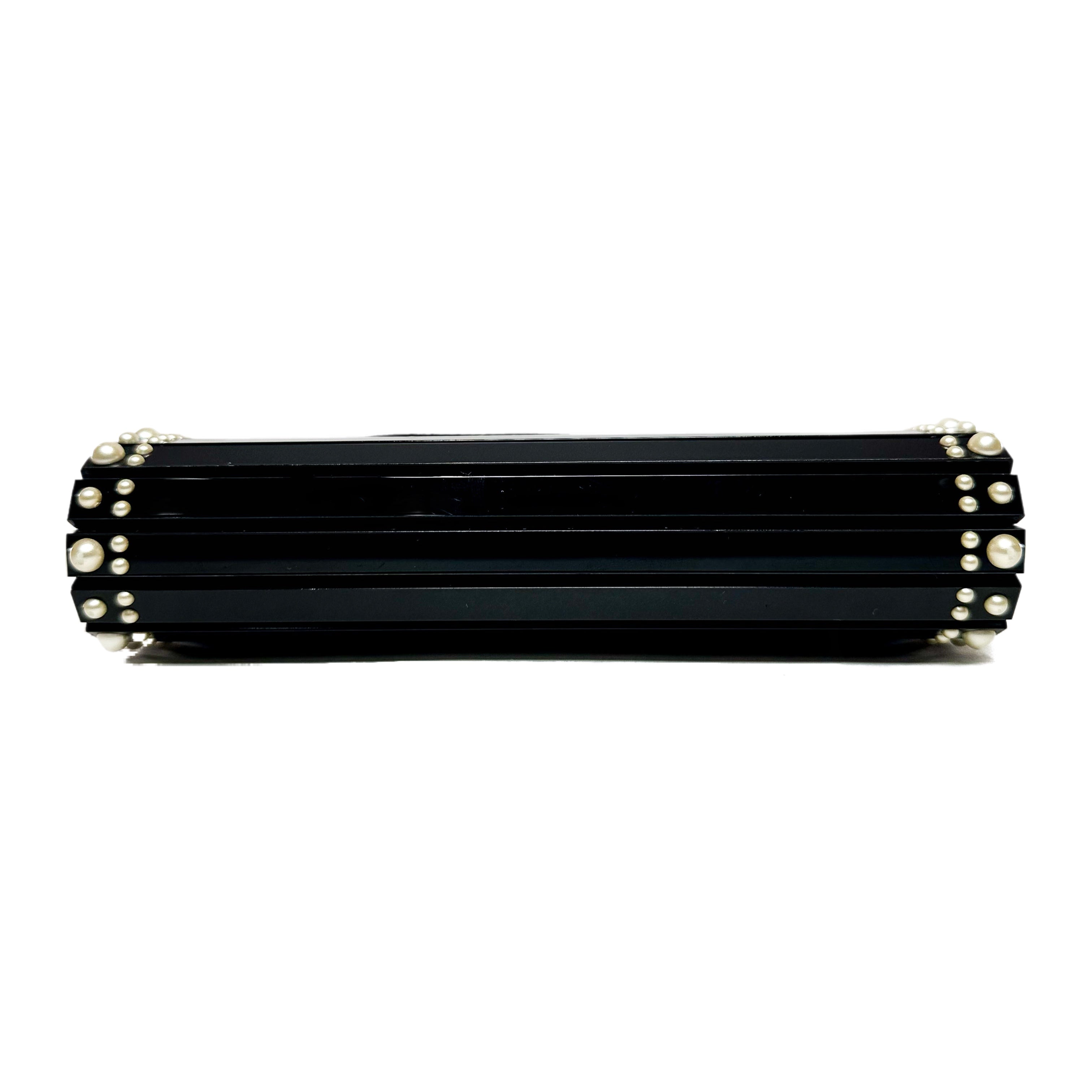 Jimmy Choo Black Pearl Candy Clutch