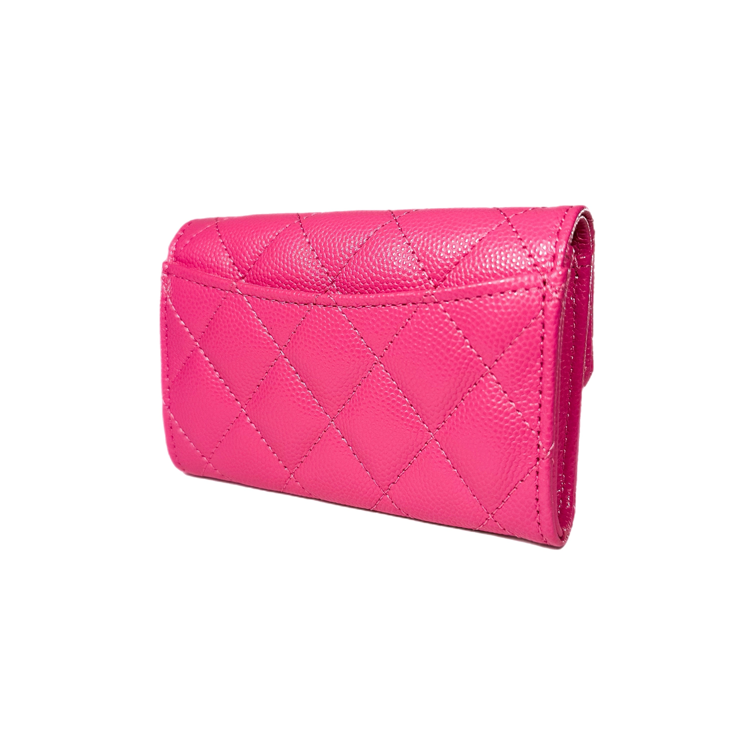 Chanel Pink Compact Wallet