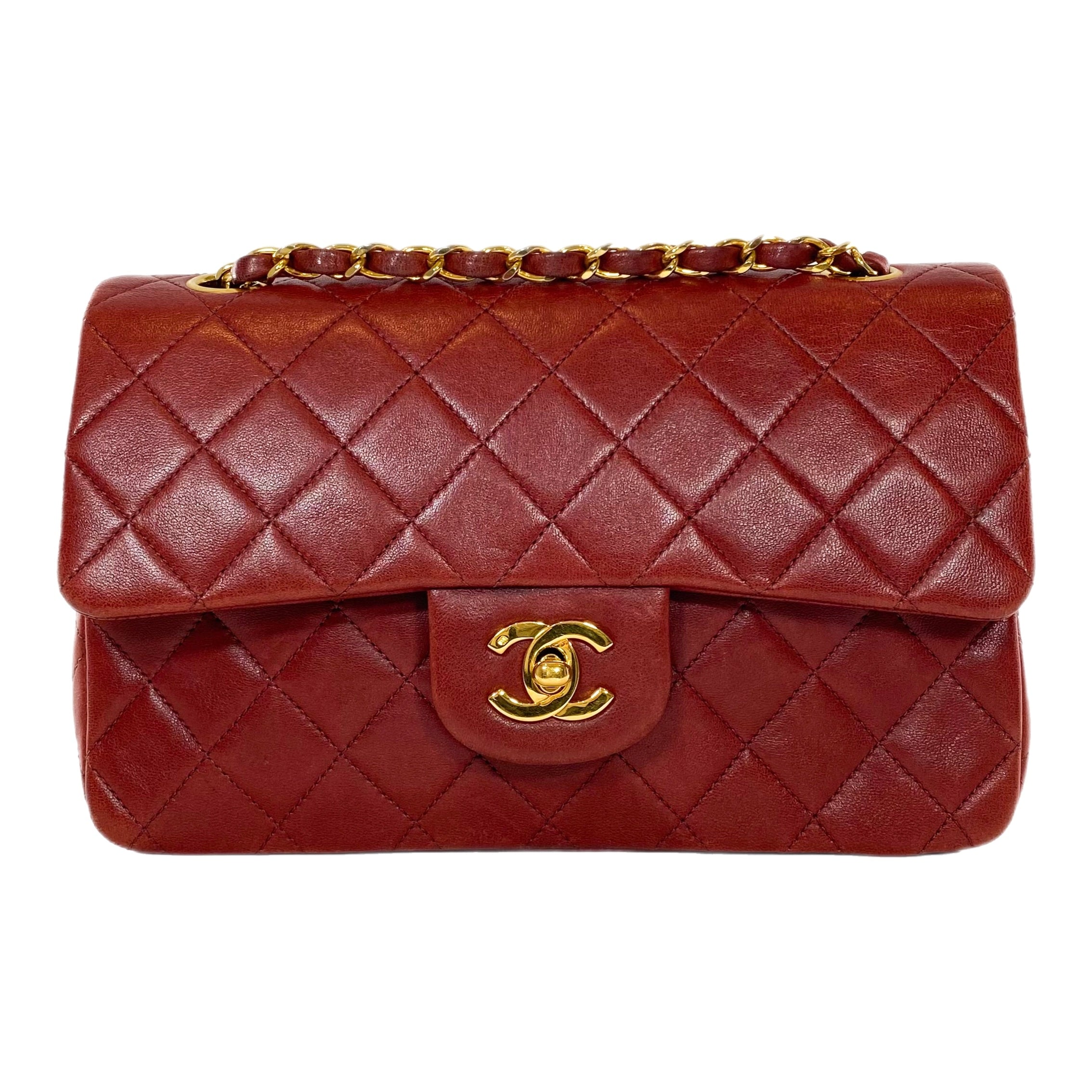 Chanel Red Small Double Flap Bag