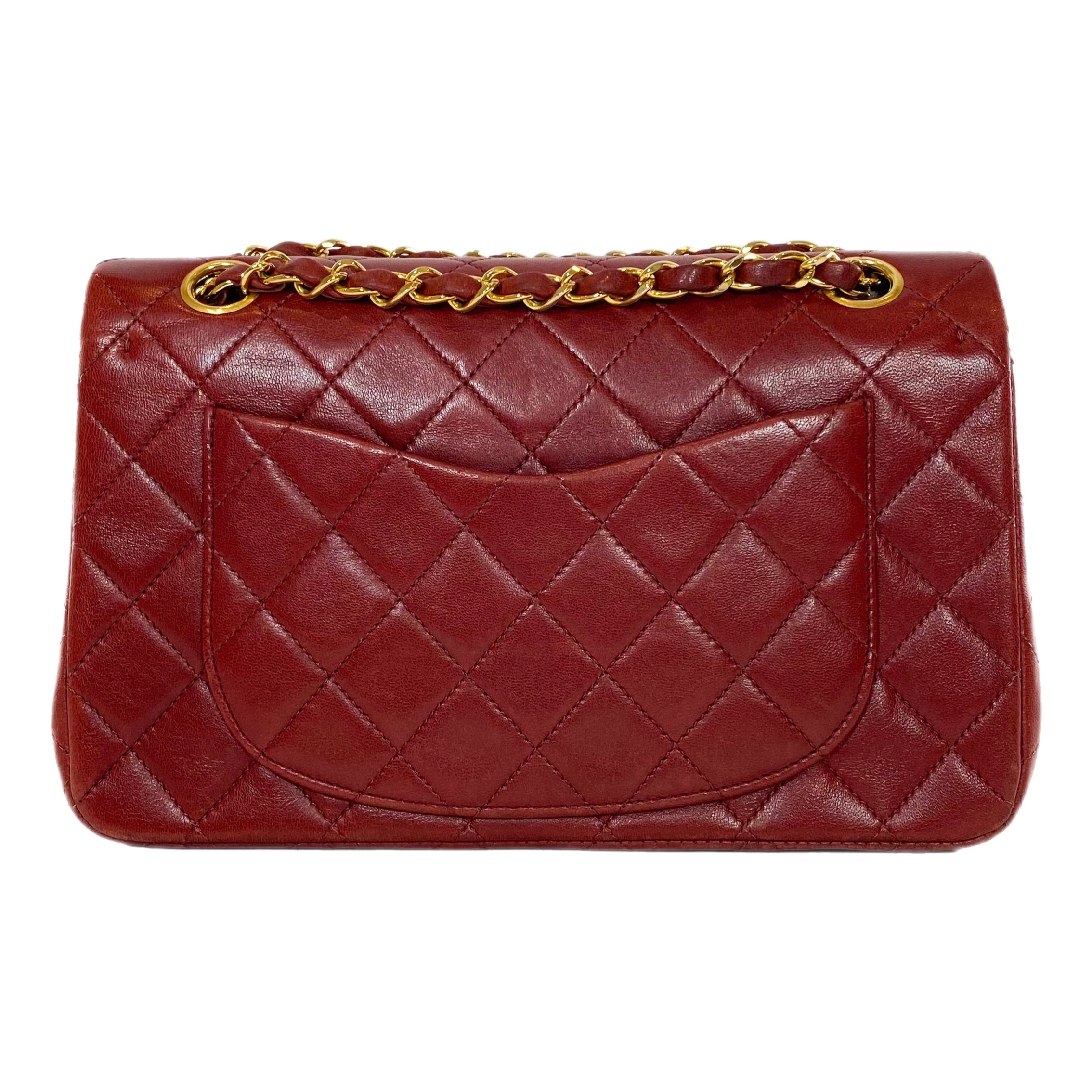 Chanel Red Small Double Flap Bag