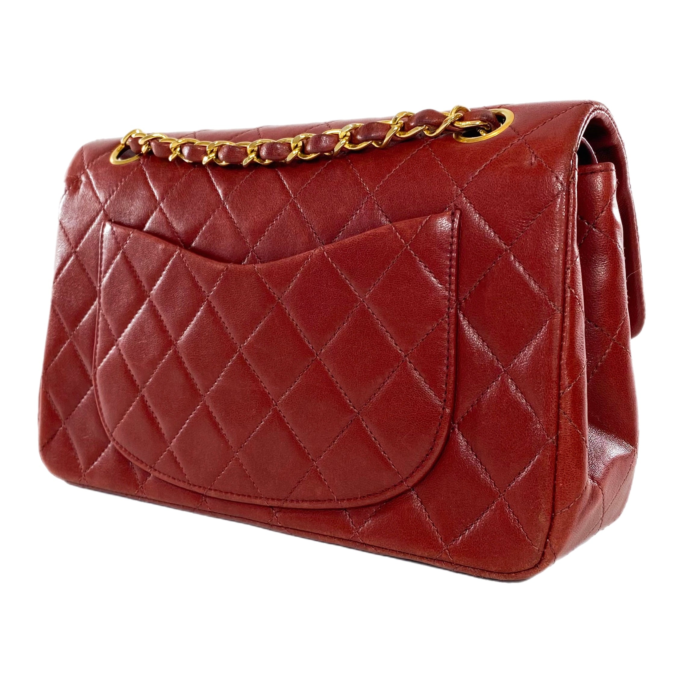 Chanel Red Small Double Flap Bag