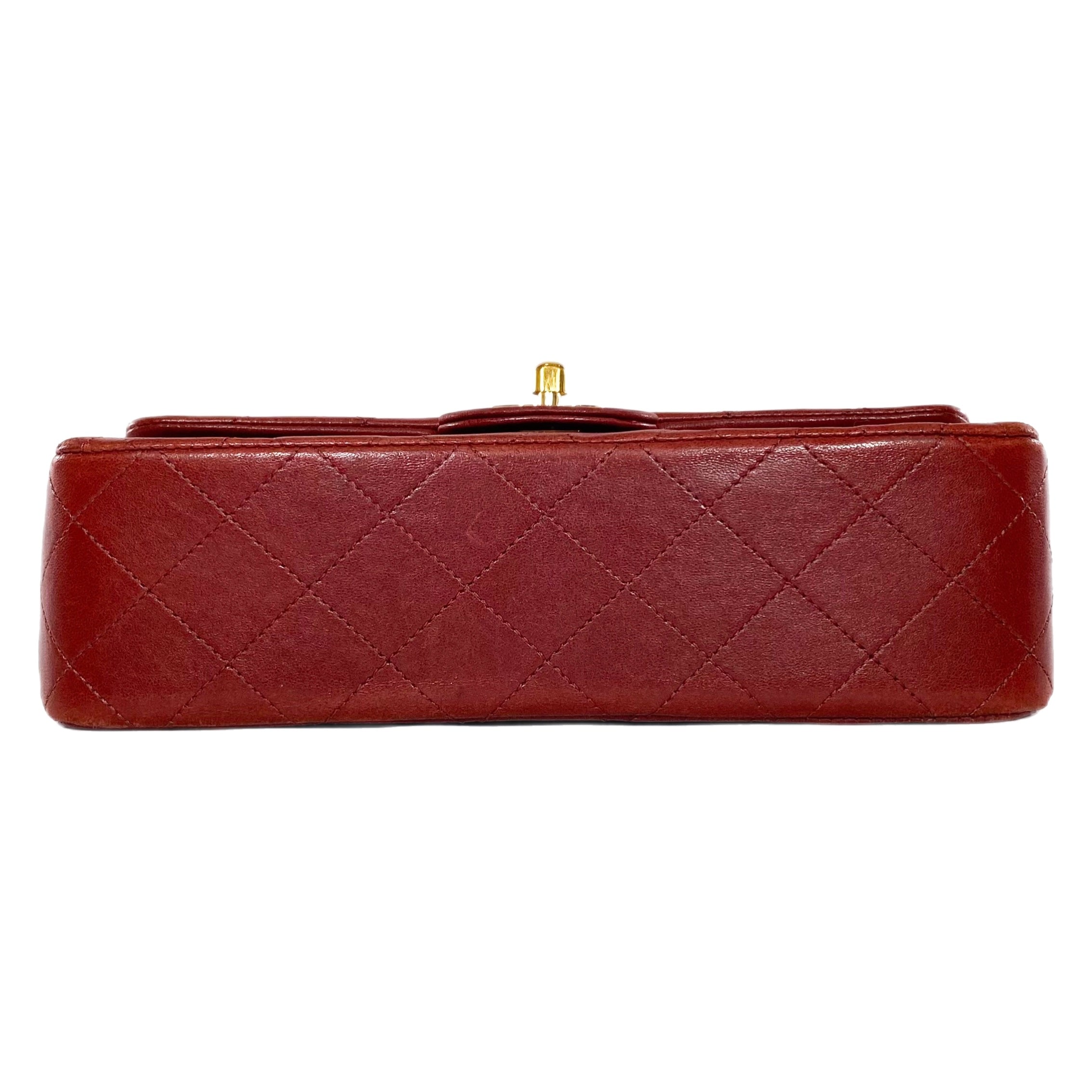 Chanel Red Small Double Flap Bag