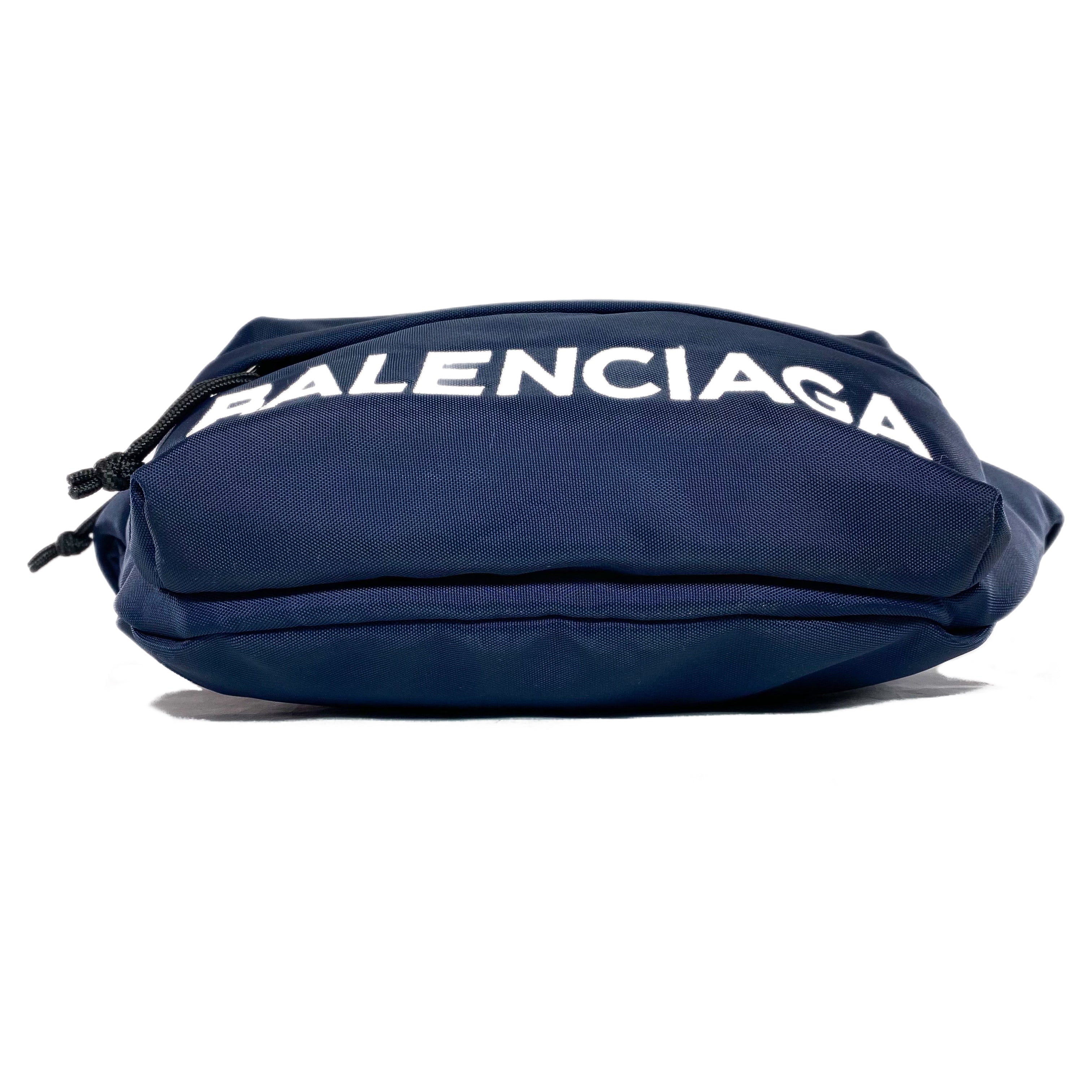 Balenciaga Navy Waist Bag Consign of the Times