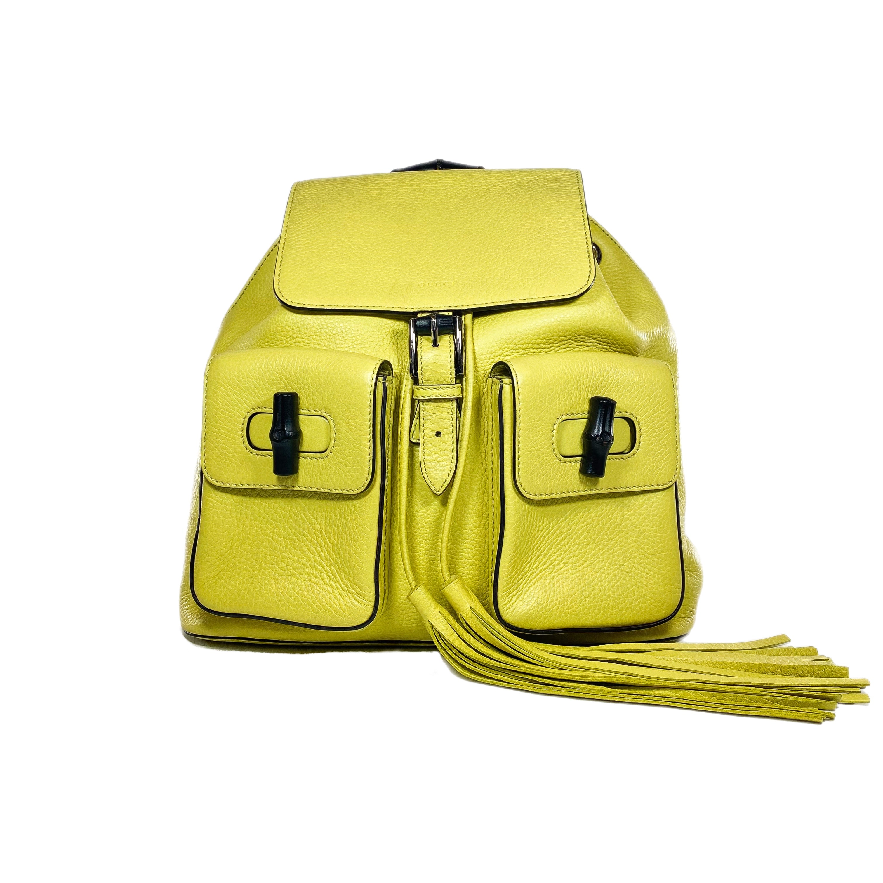 Gucci yellow backpack best sale