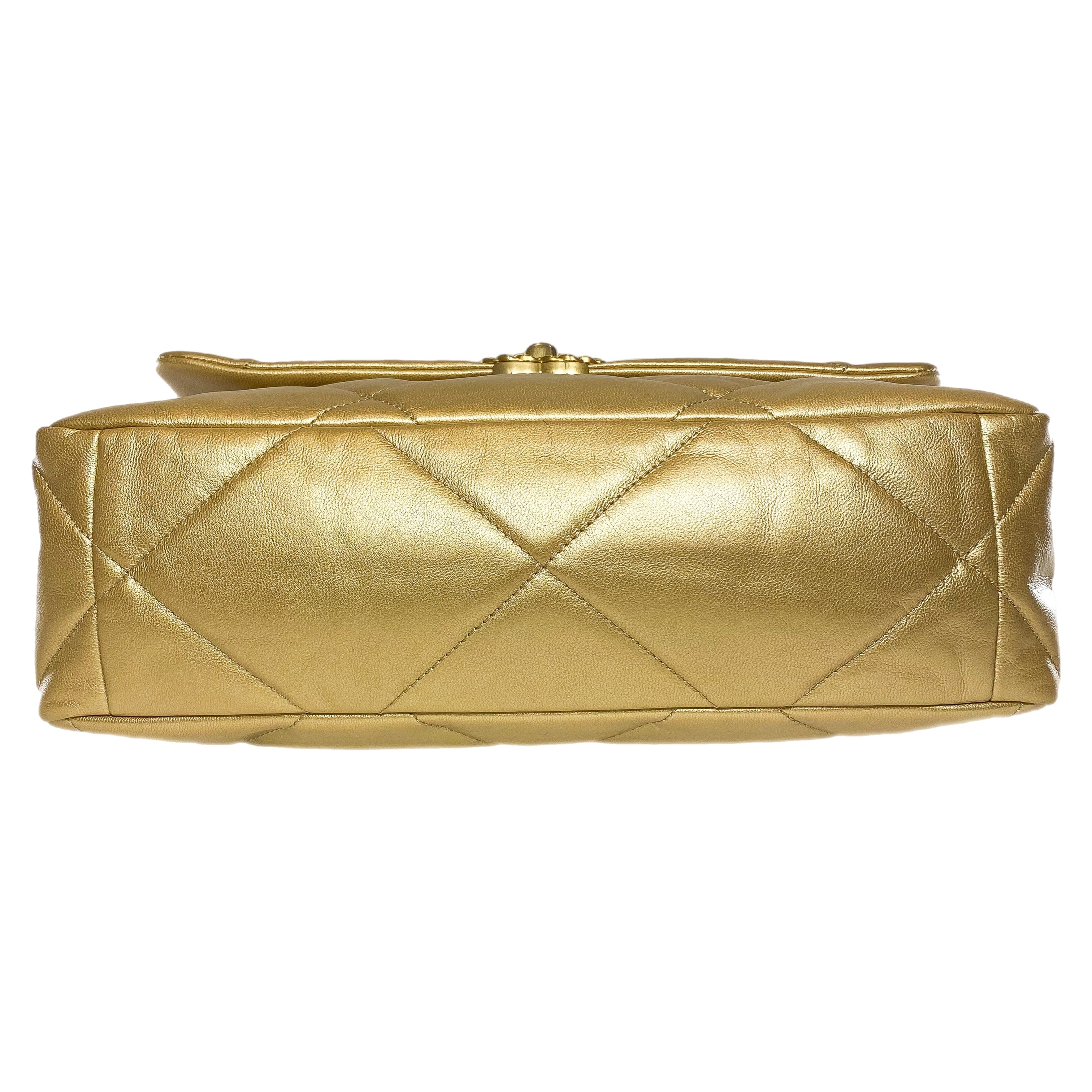 Chanel 19 Gold Large Flap Bag