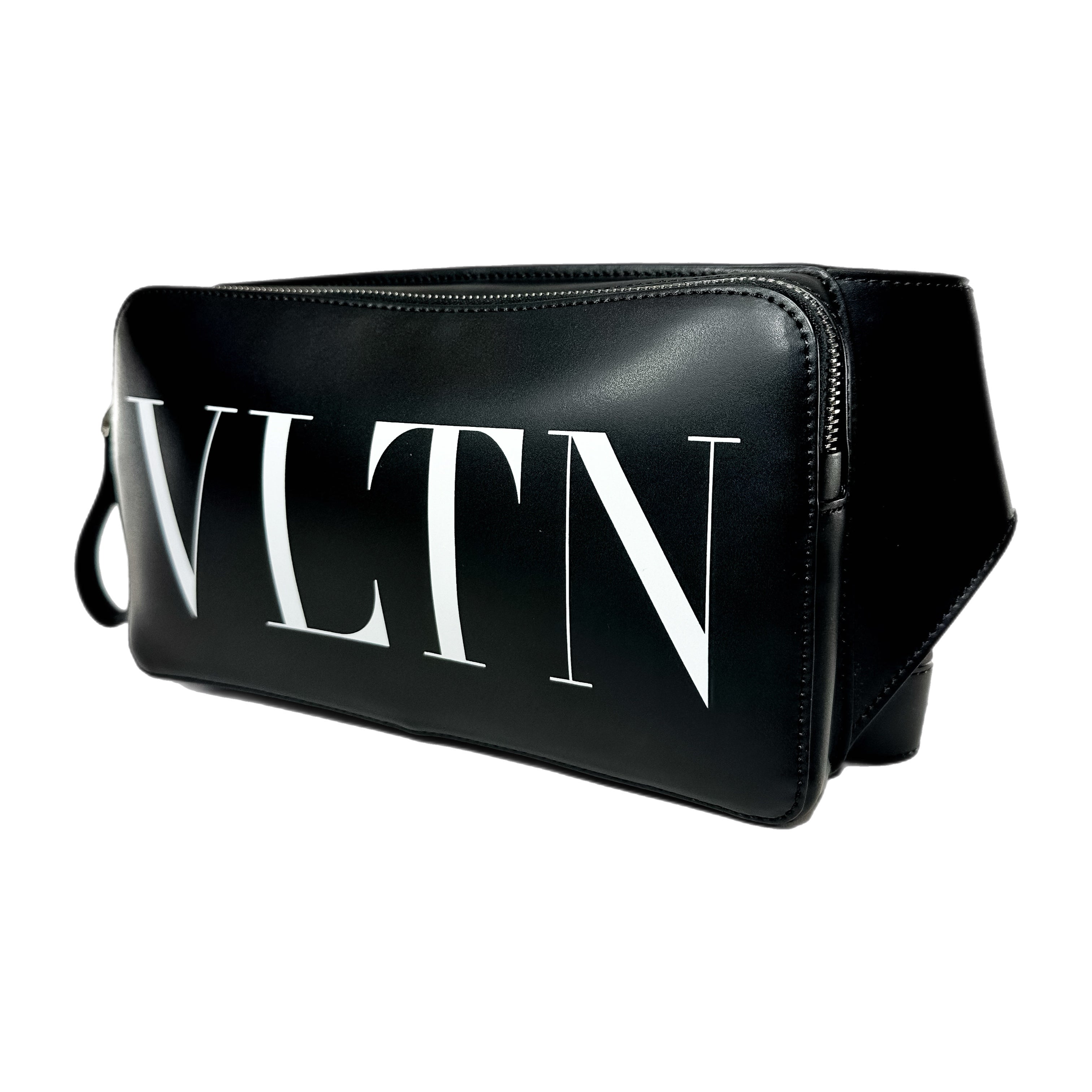 Valentino Black White VLTN Belt Bag