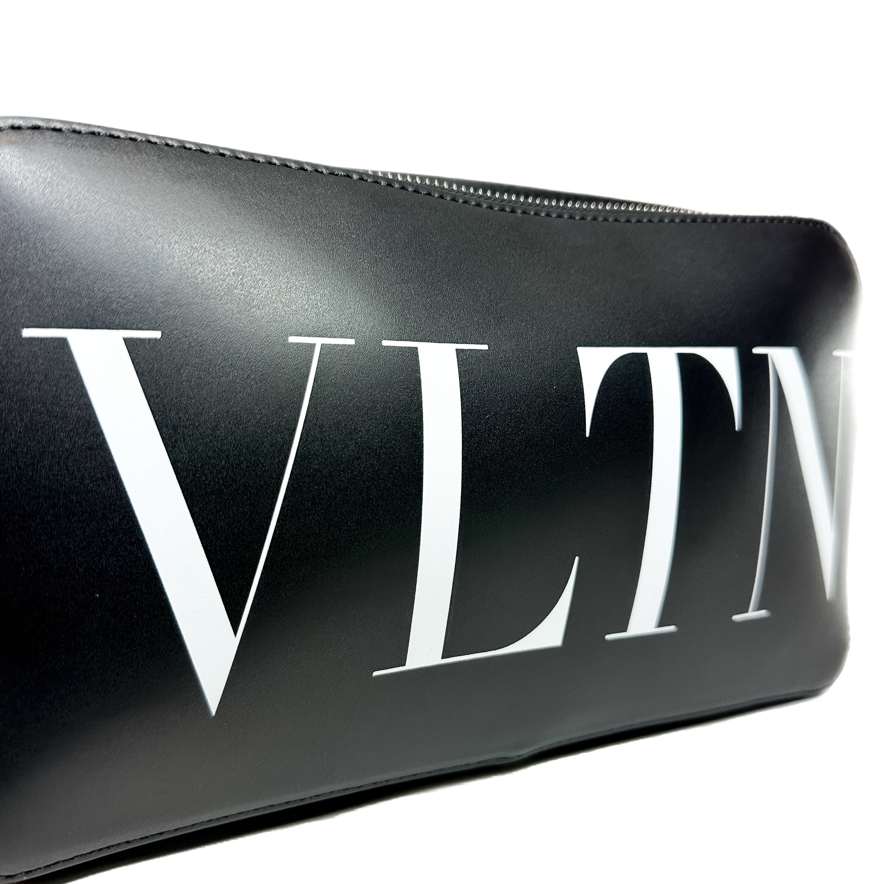 Valentino Black White VLTN Belt Bag